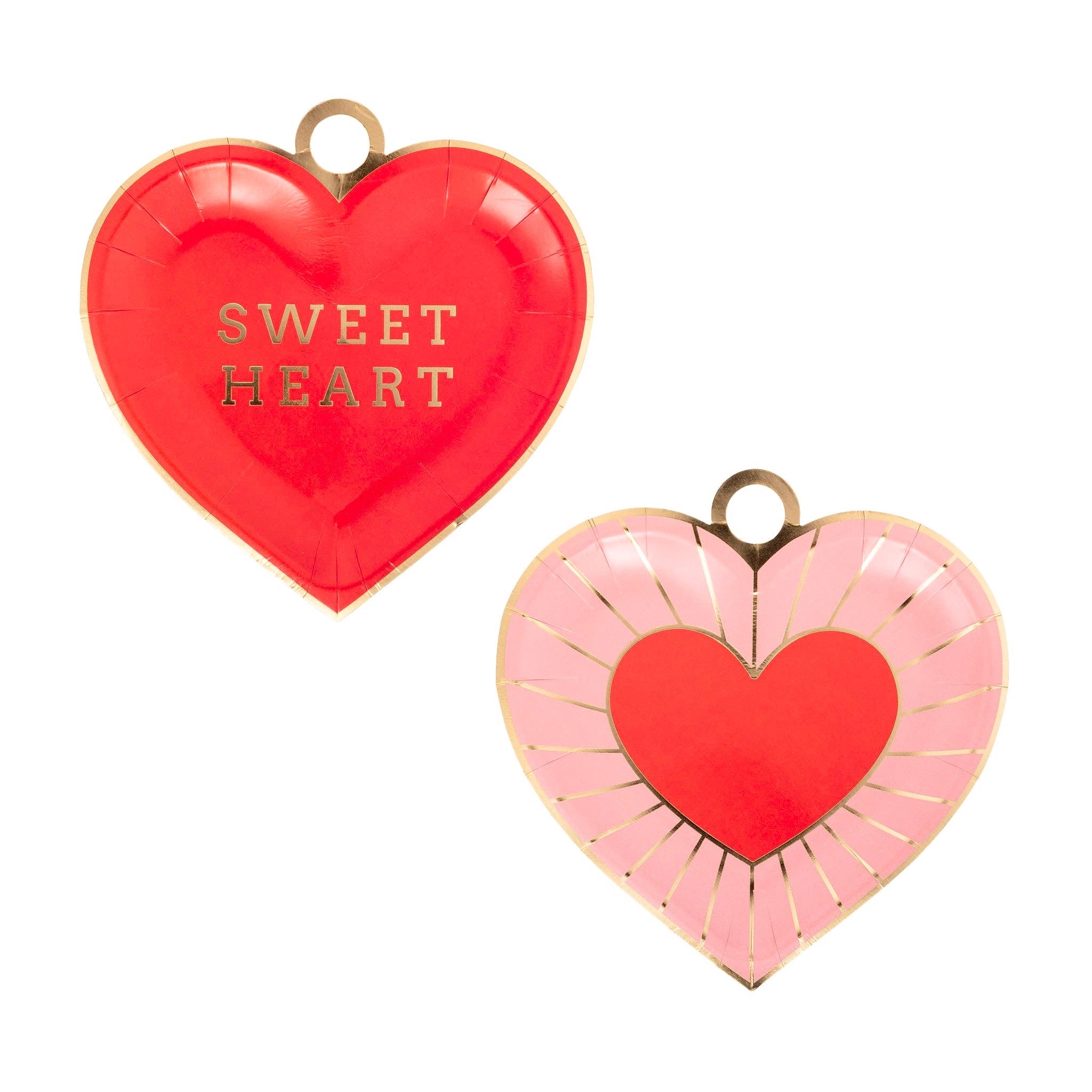 CHARMED Sweet Heart Charm - Shaped Plates 8" - bubblegum market