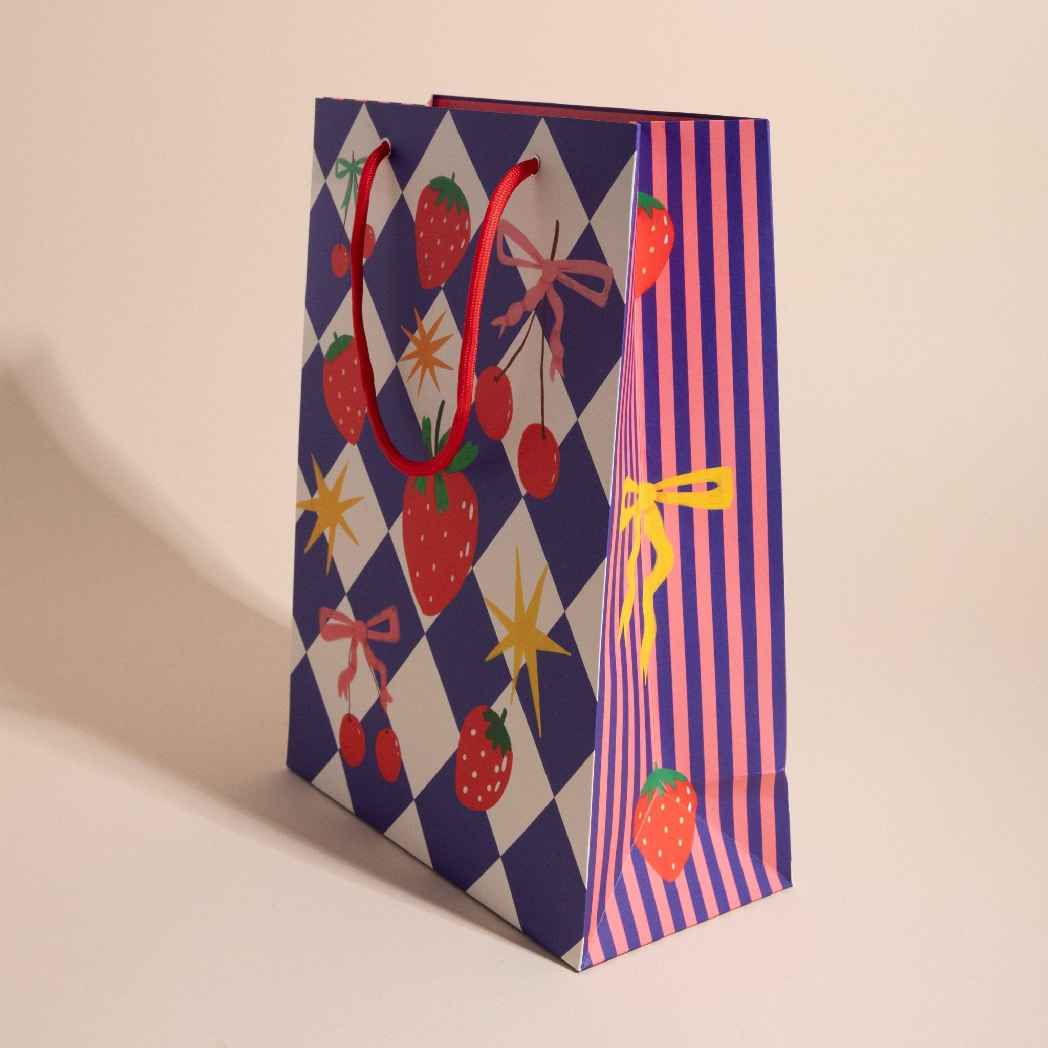 CHCHCHCHERRY Large Gift Bag - bubblegum market