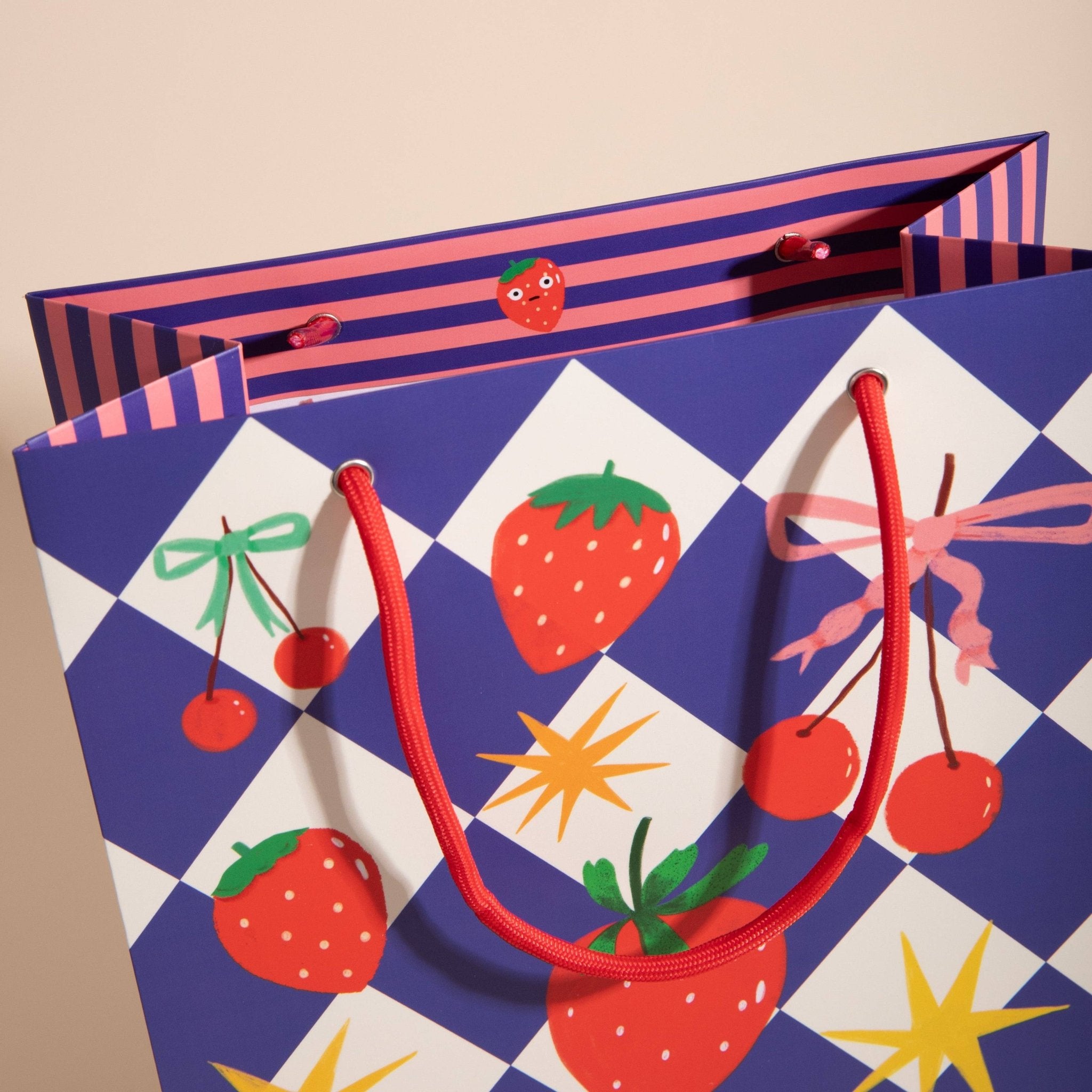 CHCHCHCHERRY Large Gift Bag - bubblegum market