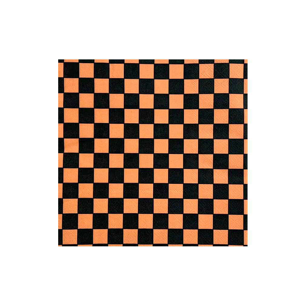 check-it-orange-black-halloween-large-checkered-napkins-jollity-co