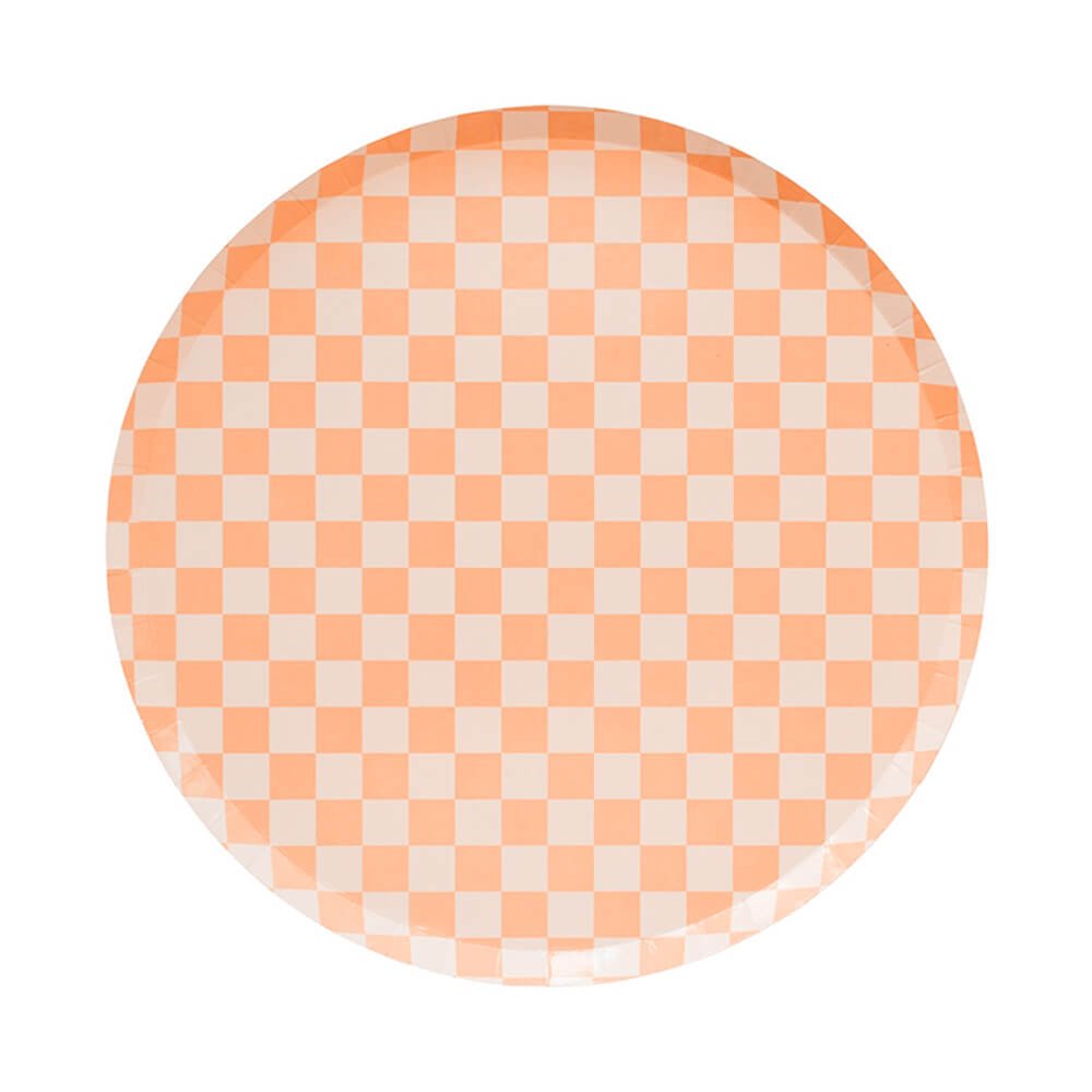 Check It! Peaches N’ Cream Dessert Plates 8" - bubblegum market