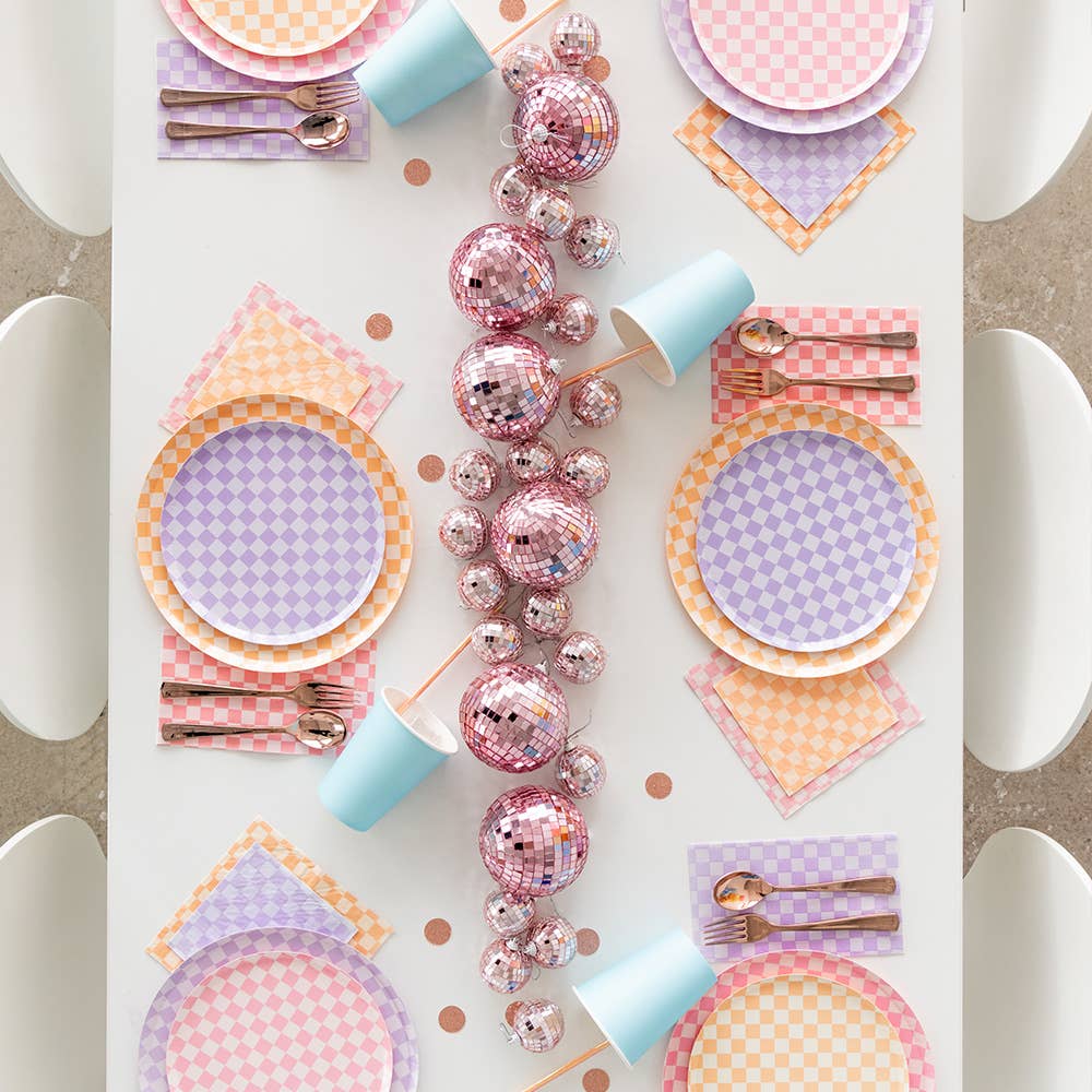 Check It! Peaches N’ Cream Dessert Plates 8" - bubblegum market