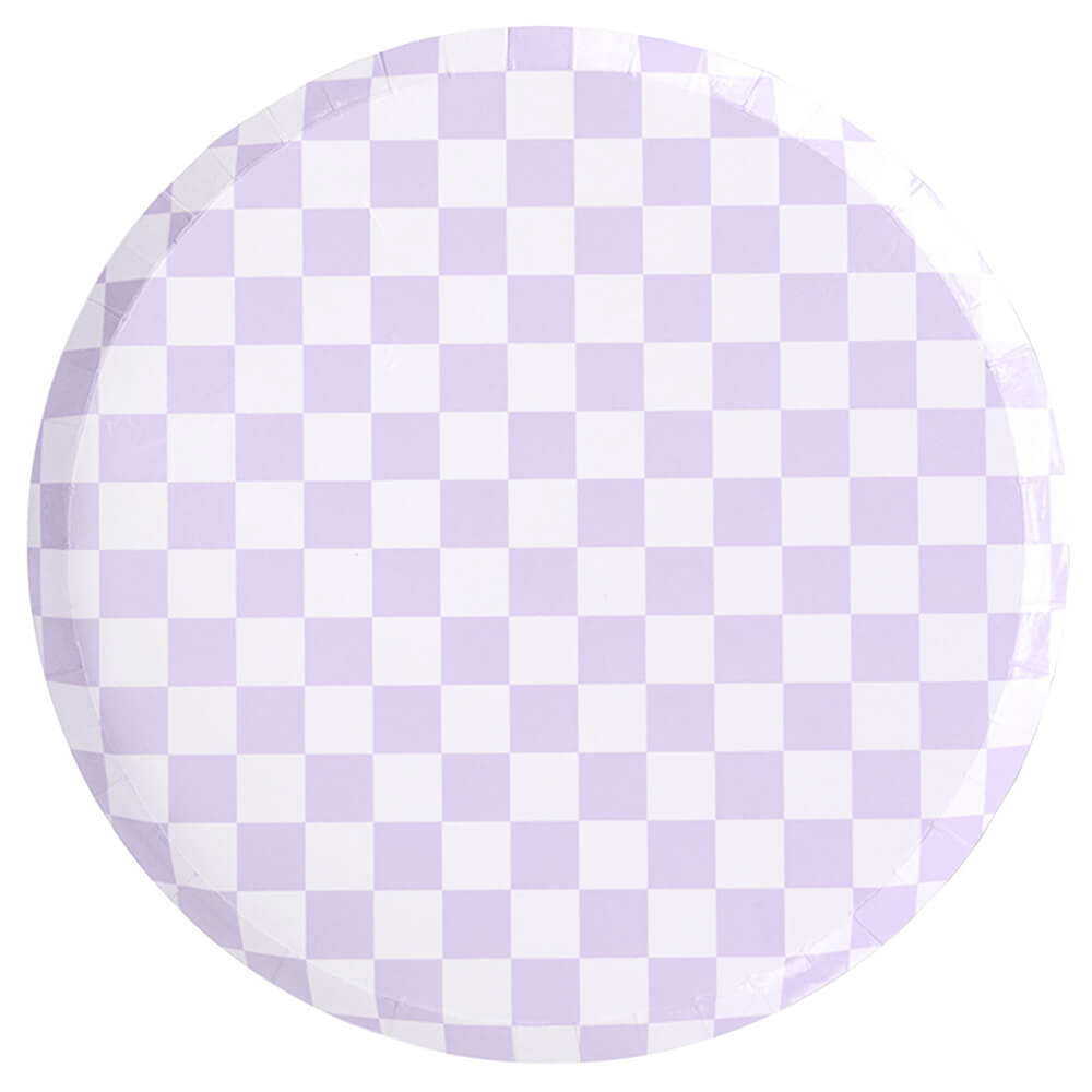 Check It! Purple Posse Dinner Plates 10" - bubblegum market