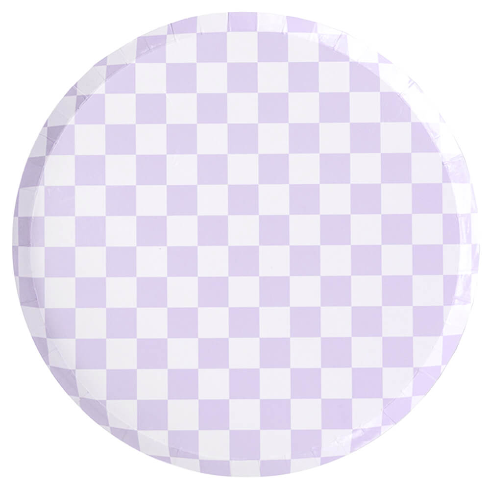 check-it-purple-posse-large-checkered-dinner-plates-jollity-co-lilac-lavender