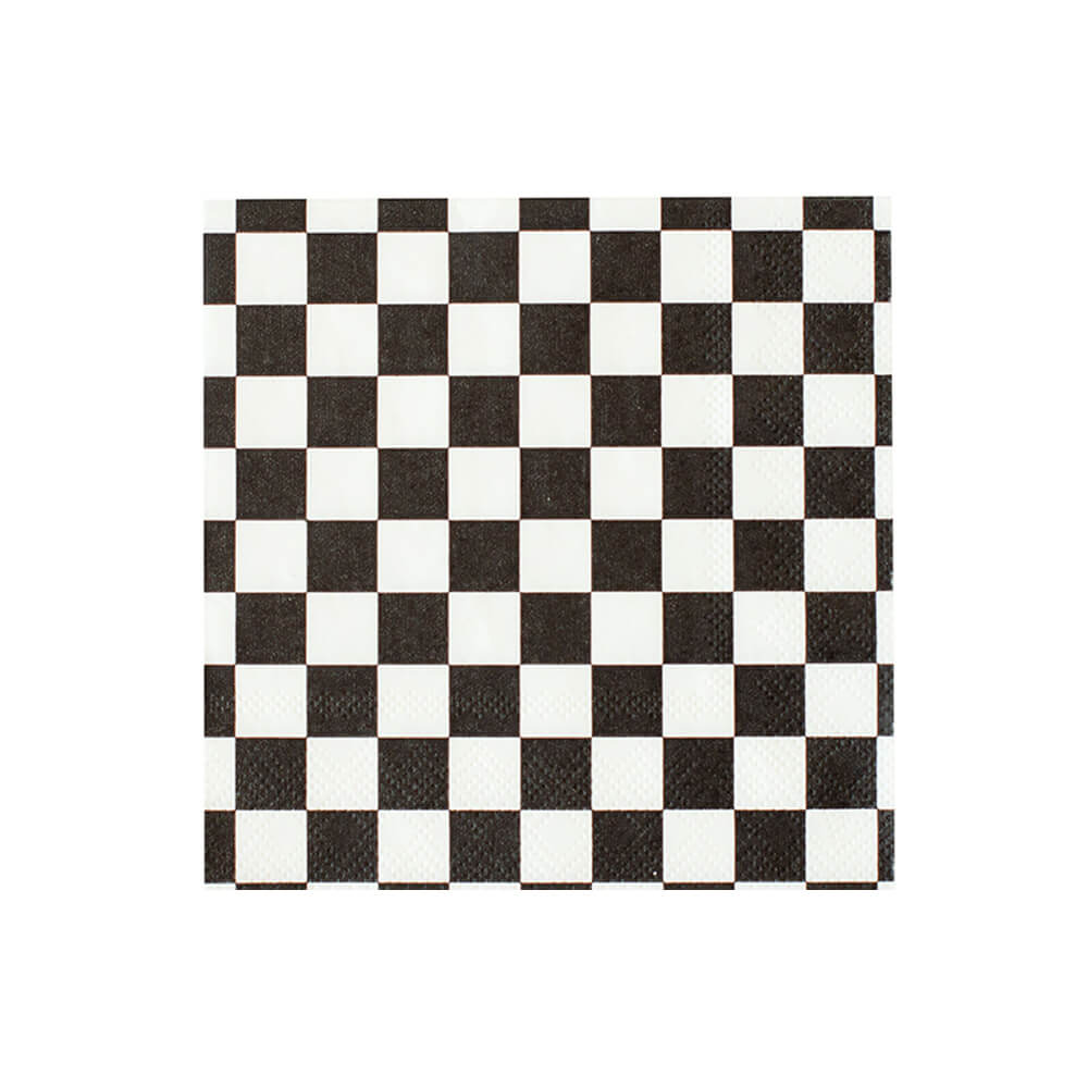 Check It! The Classic Check Large Napkins - bubblegum market