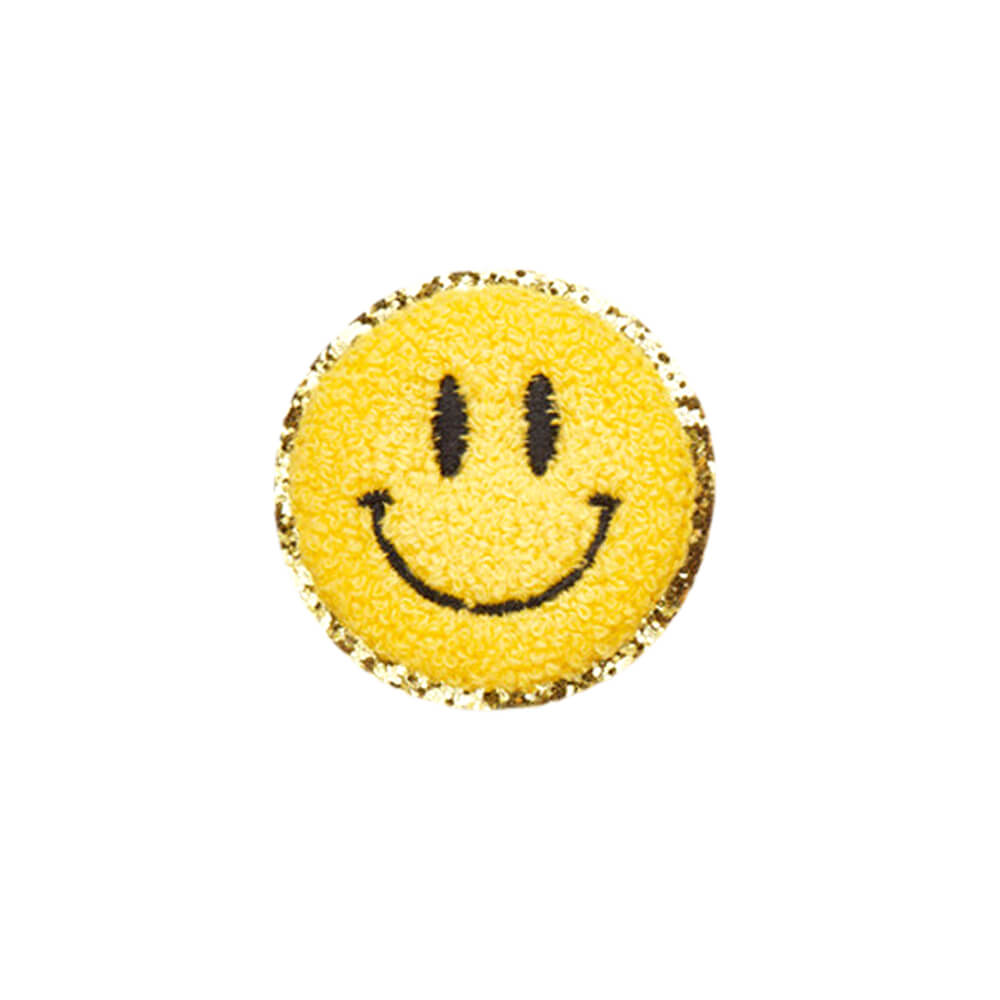 chenille-yellow-happy-smiley-face-sticker-patch-backpack-party-favor-easter-basket-filler-stocking-stuffer-embroidered