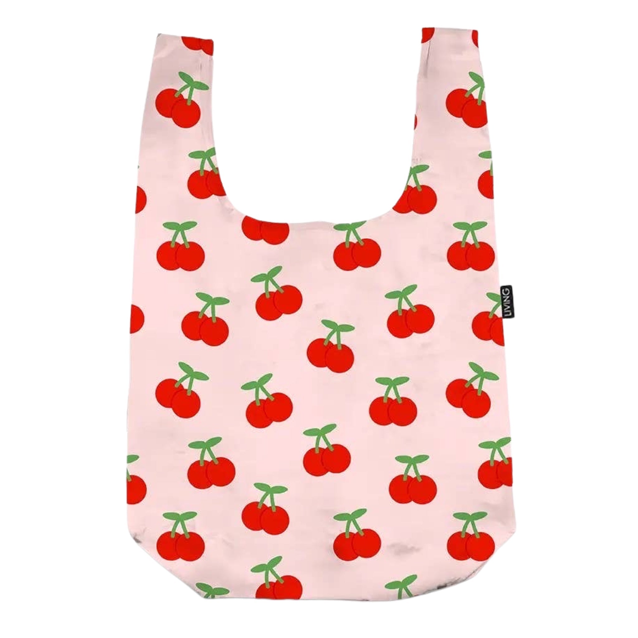 Cherries Bag Charm & Shopper - bubblegum market