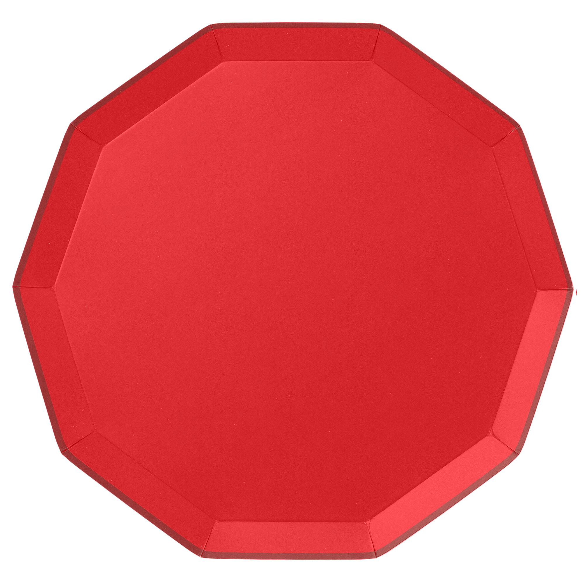 Cherry Red Premium Dinner Plates 10.75" - bubblegum market