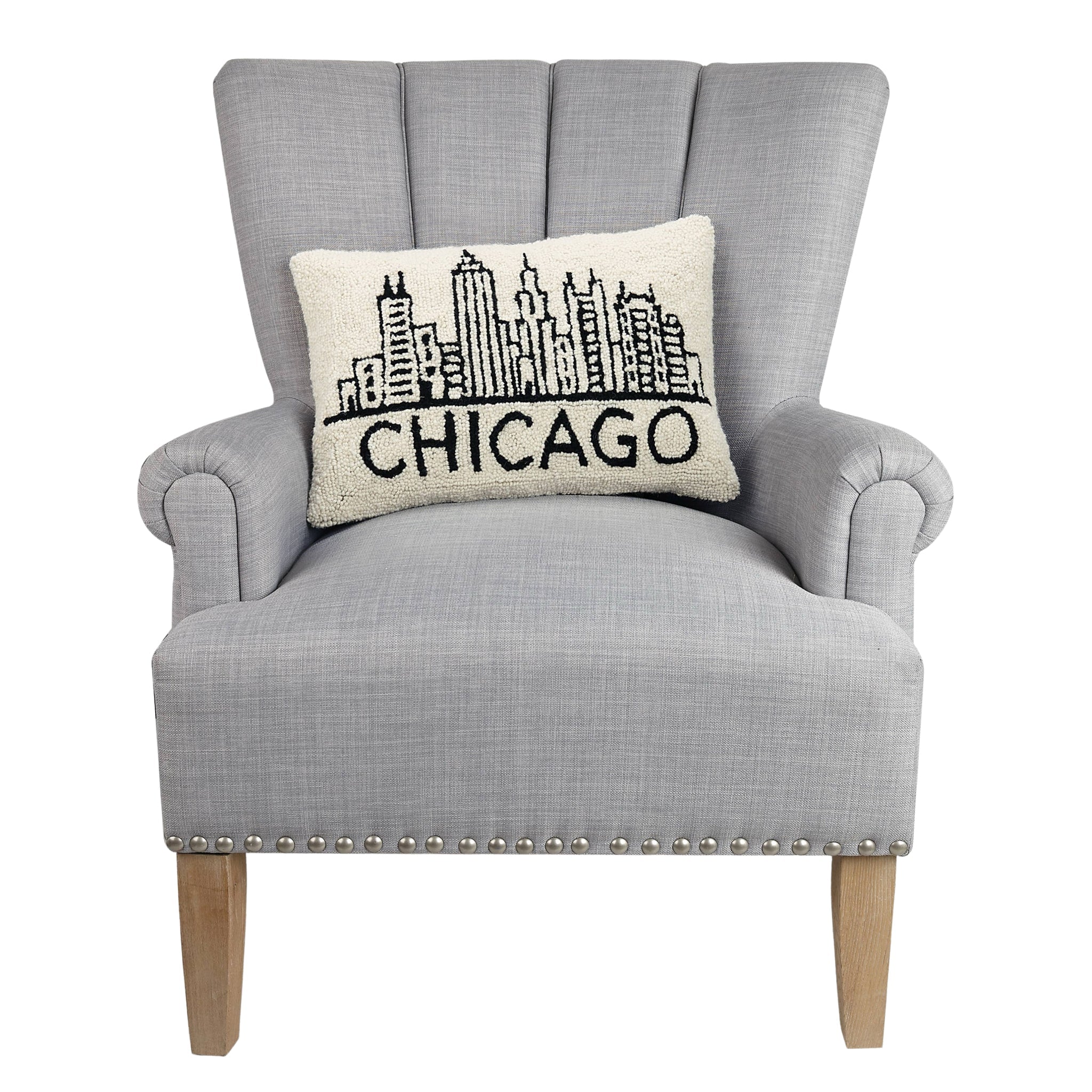 Chicago Hook Pillow - bubblegum market