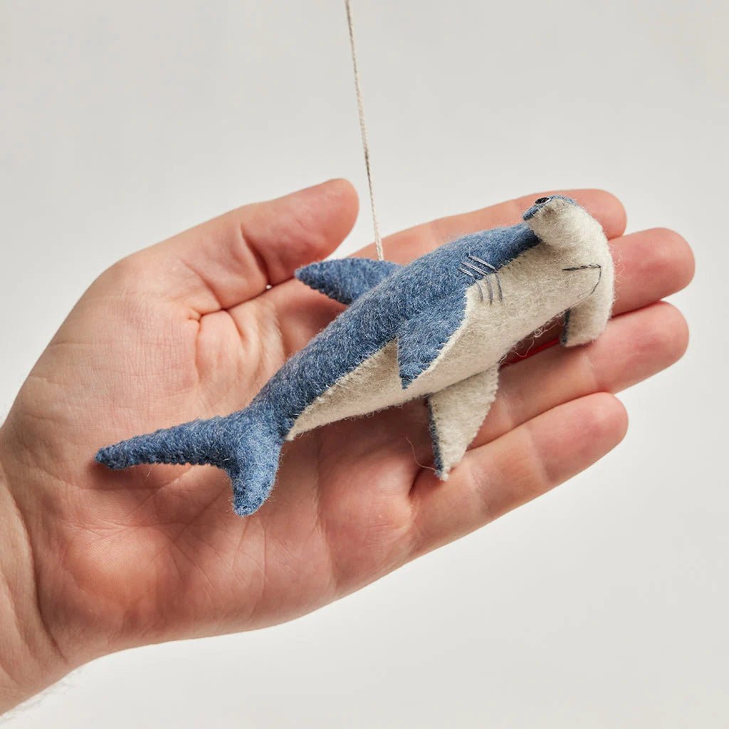 Chief Hammerhead Shark Felt Ornament 5.5" - bubblegum market