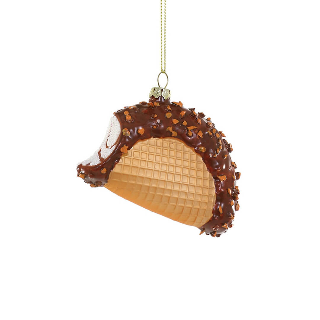 Choco Taco Ornament 3.5" - bubblegum market