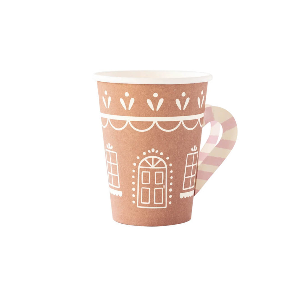 christmas-holiday-gingerbread-house-paper-party-cups-with-handles