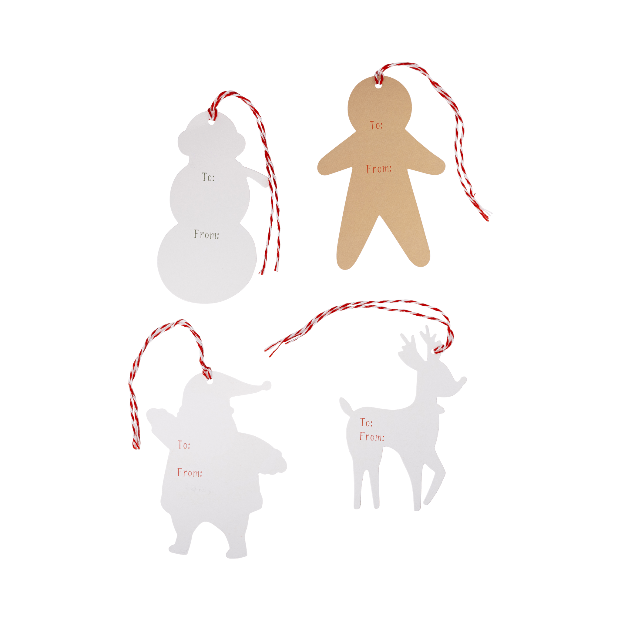 Christmas Icons Gift Tag Set (16ct) - bubblegum market