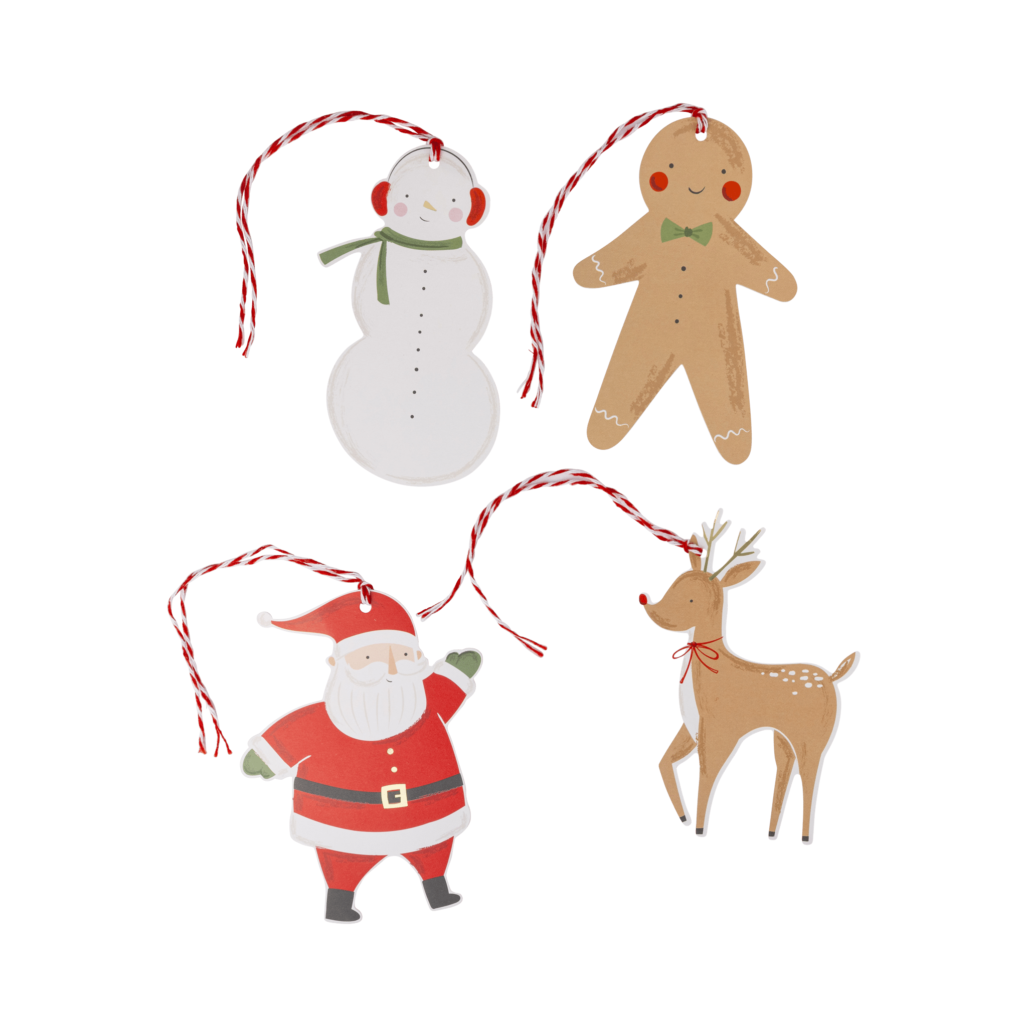 Christmas Icons Gift Tag Set (16ct) - bubblegum market