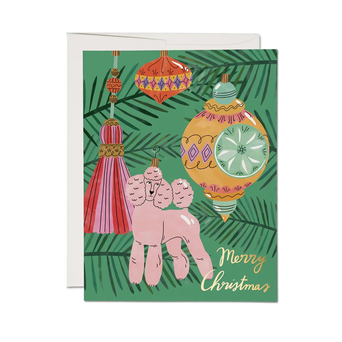 Christmas Poodle Greeting Card Boxed Set - bubblegum market
