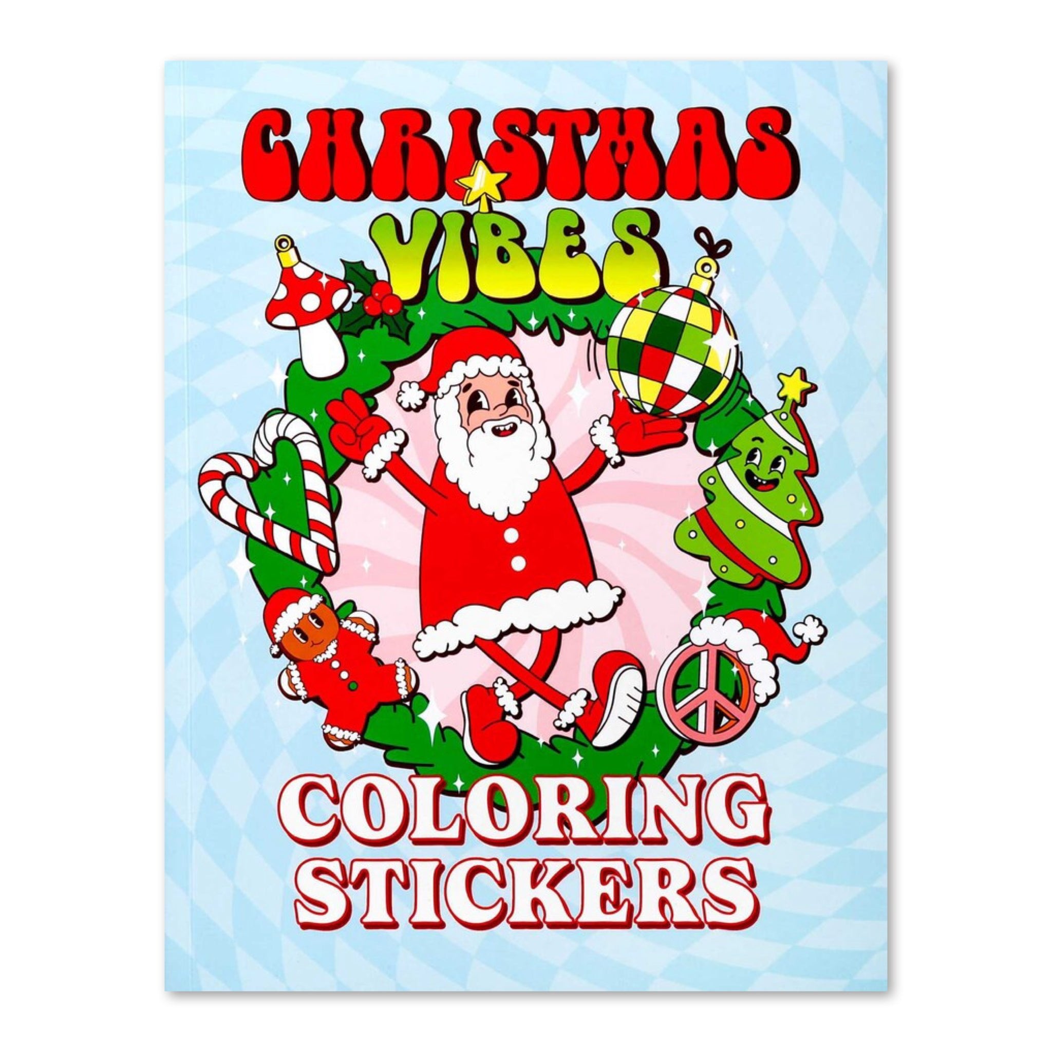 Christmas Vibes Coloring Stickers - bubblegum market