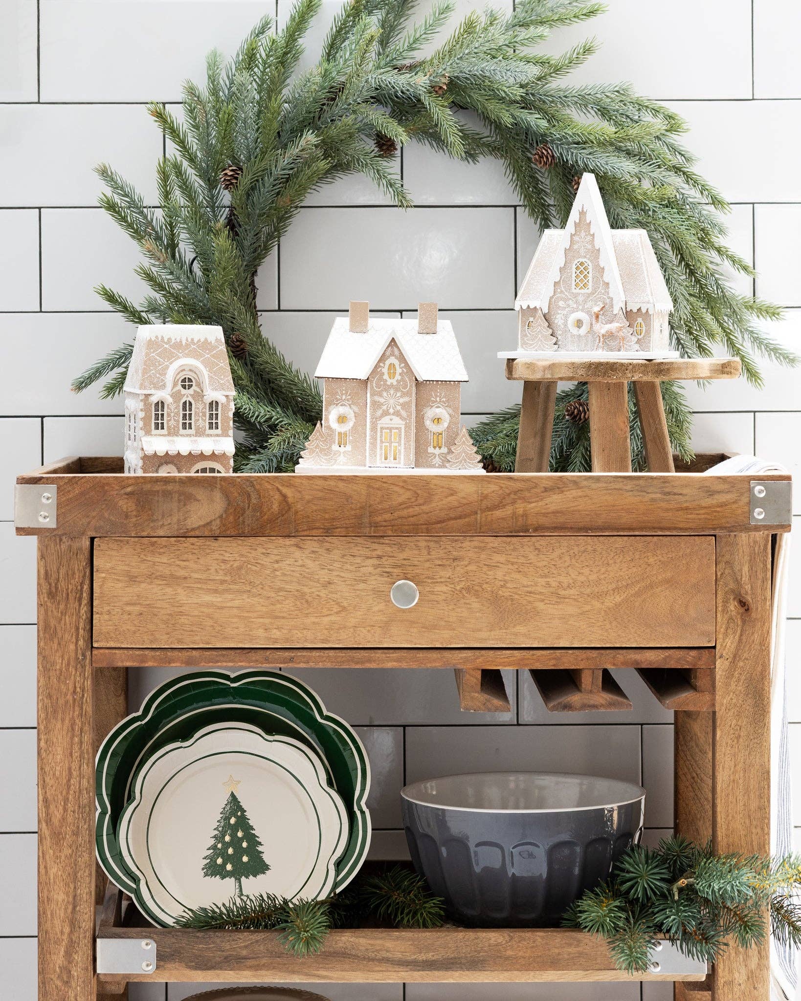 Christmas Village Gingerbread Shop - bubblegum market