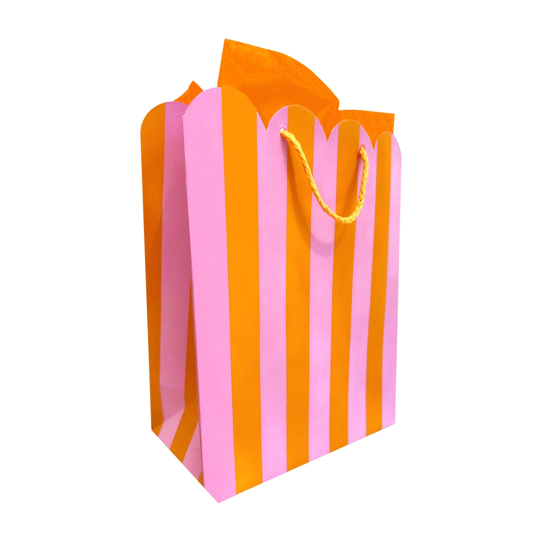 Citrus Scalloped Gift Bag - bubblegum market