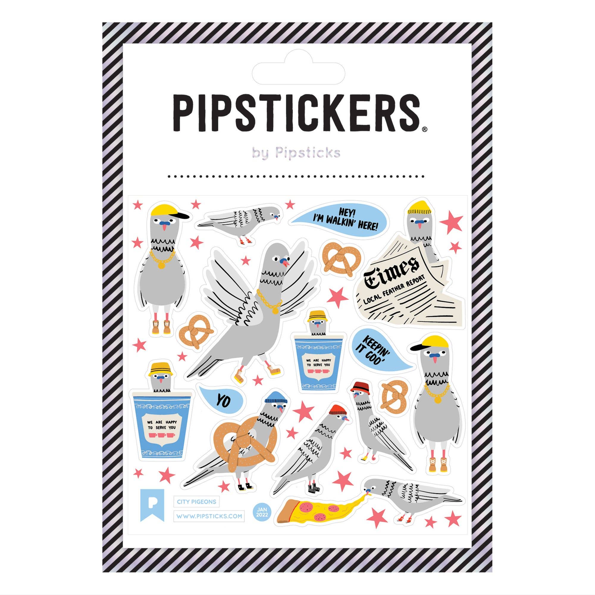 City Pigeons Stickers - bubblegum market