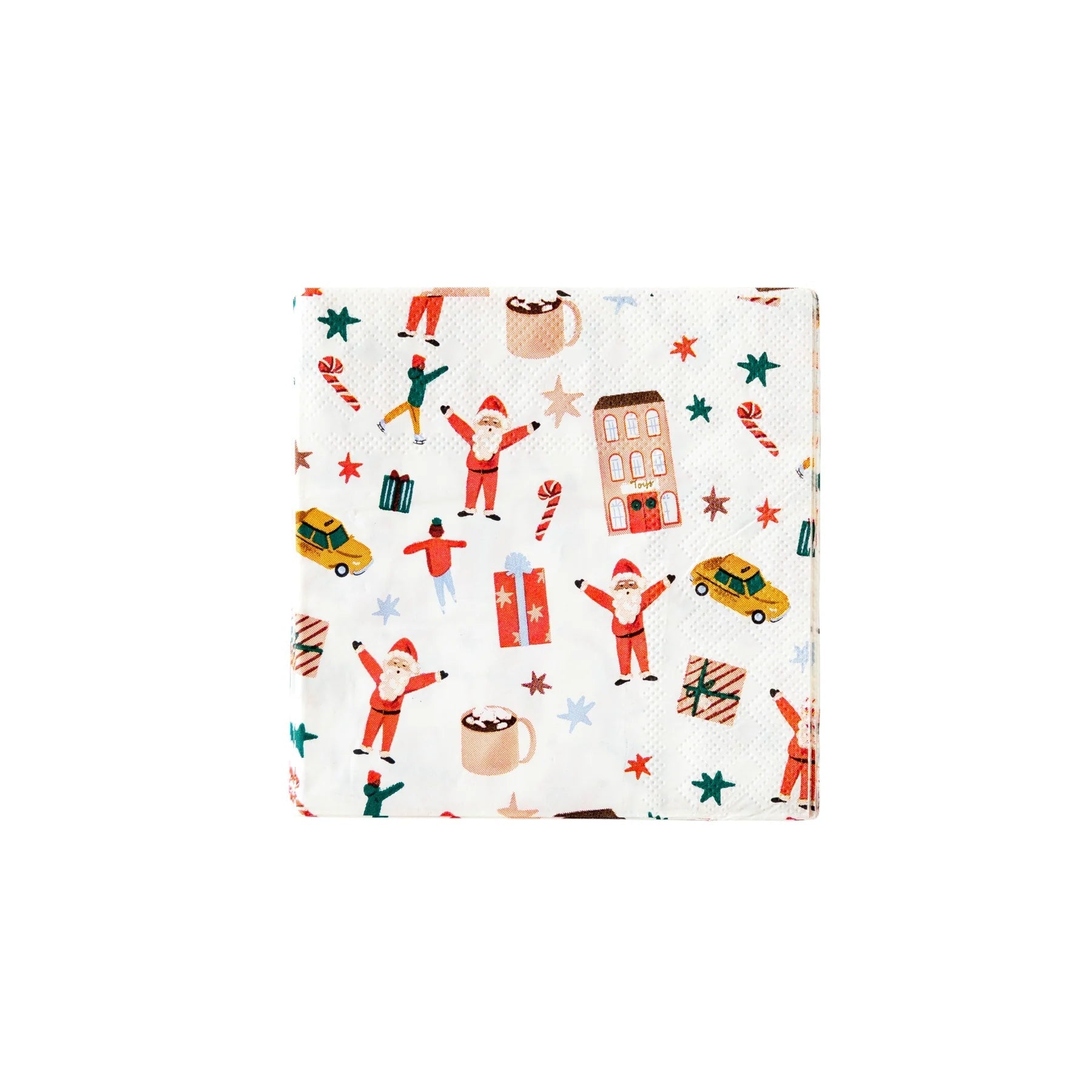 City Sidewalks Cocktail Napkins - bubblegum market