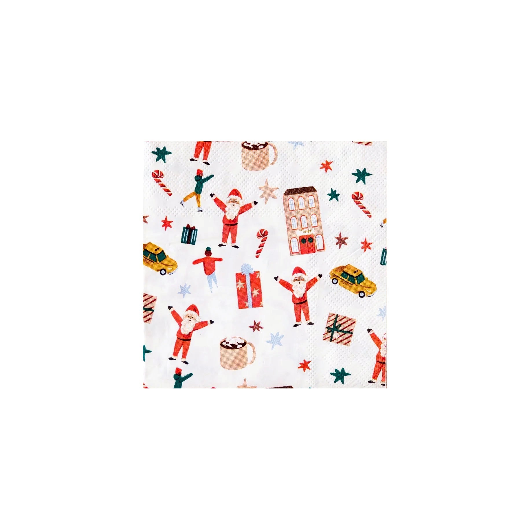 City Sidewalks Cocktail Napkins - bubblegum market