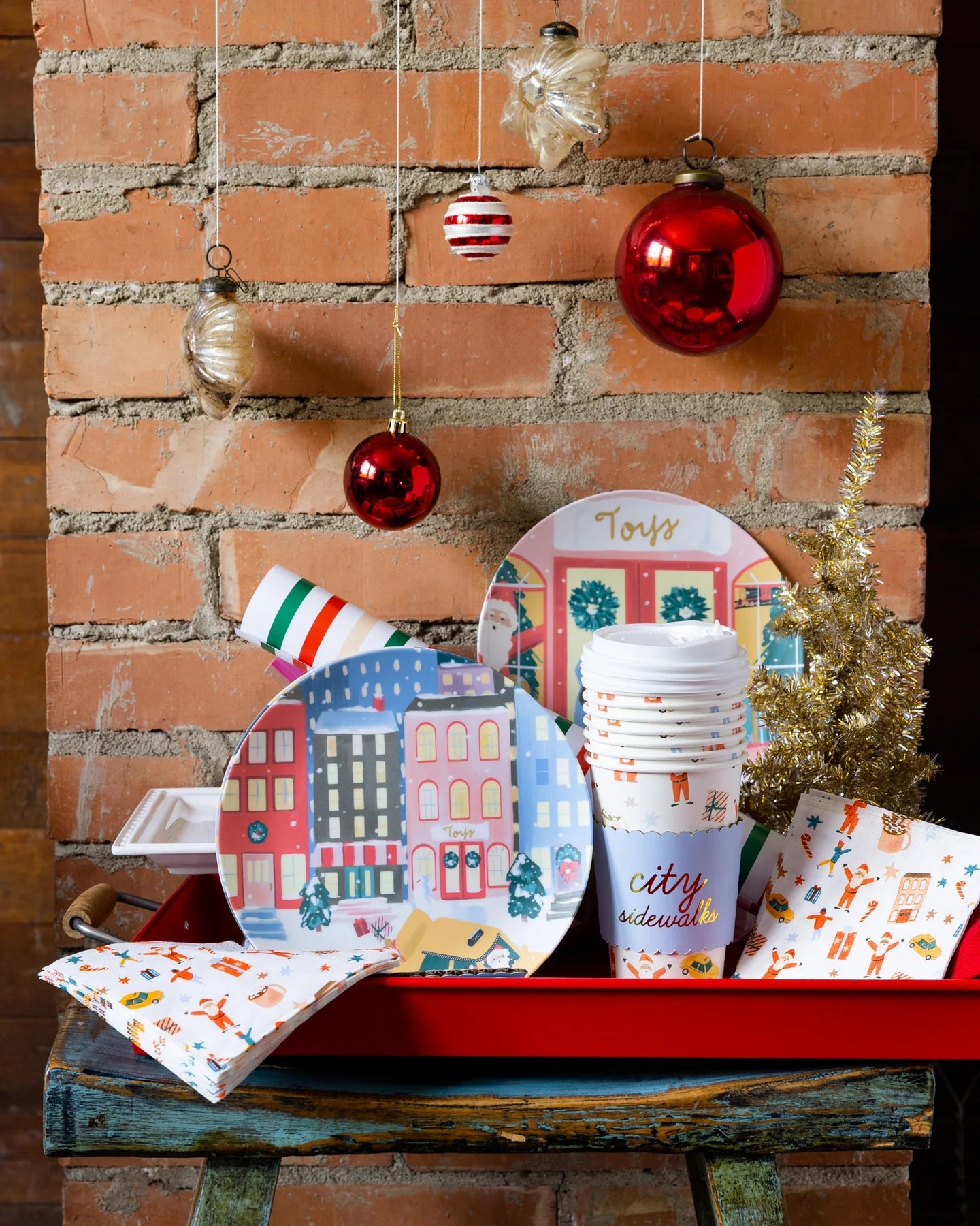 City Sidewalks Holiday To - Go Cups - bubblegum market