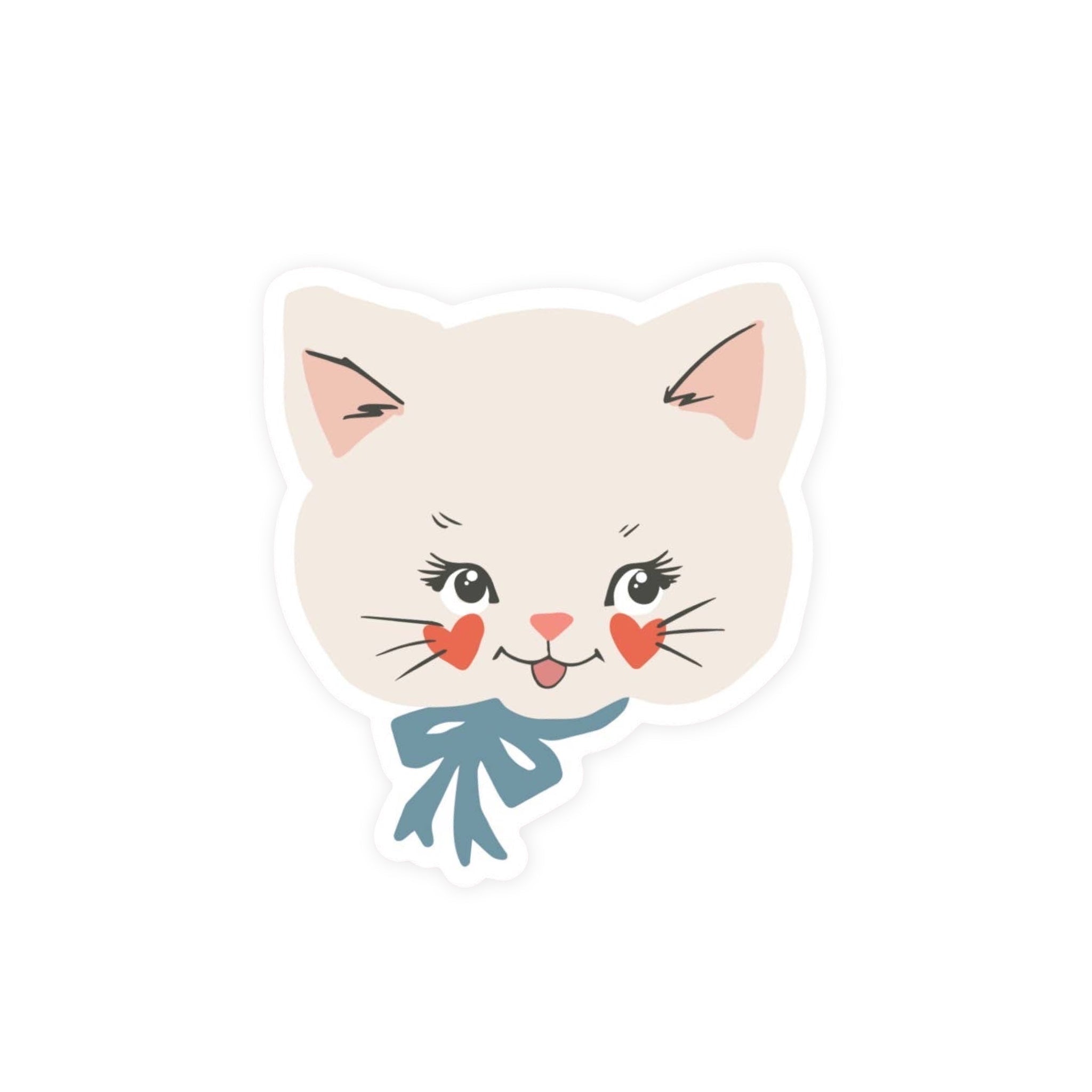 Clementine Kitty Vinyl Sticker - bubblegum market
