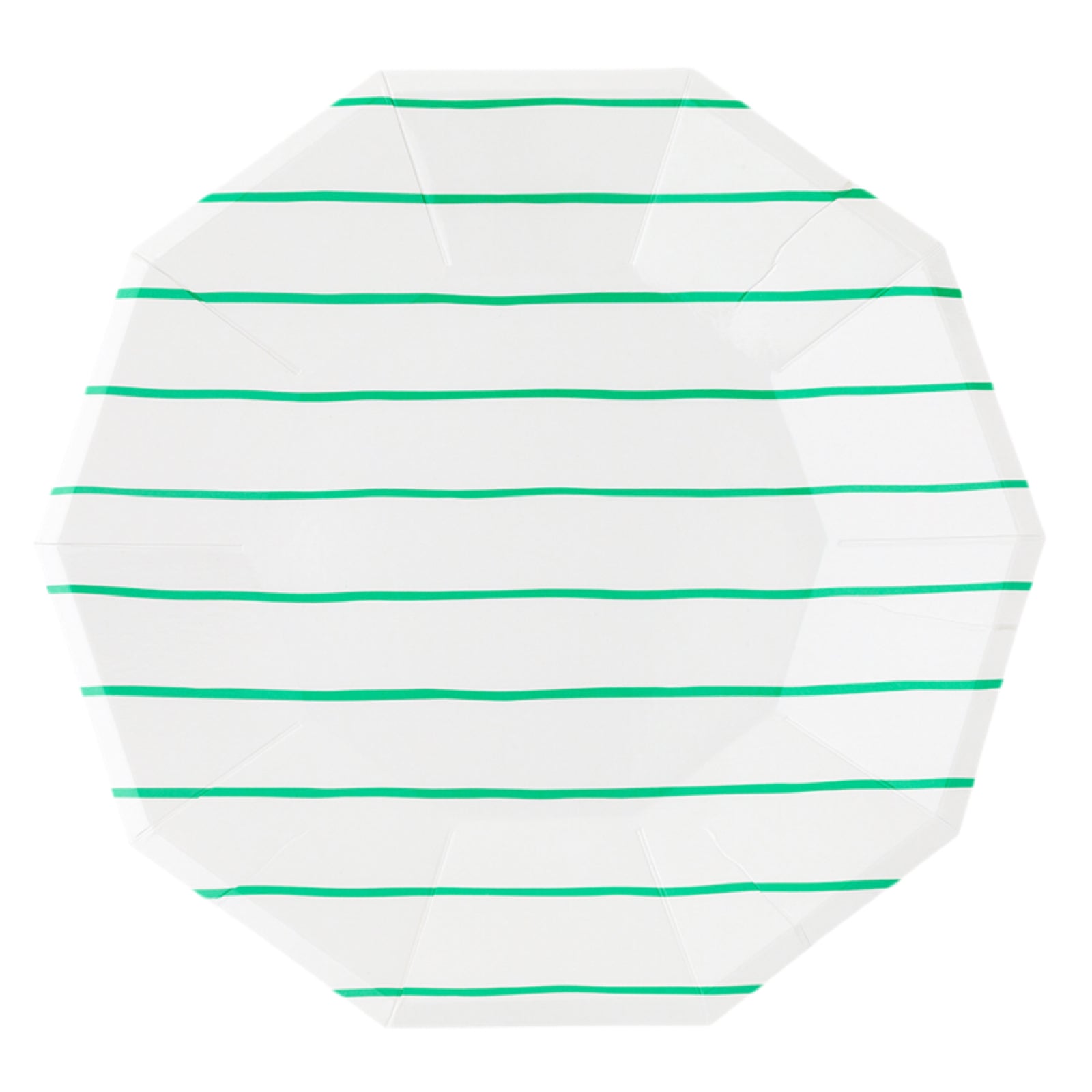 Clover Frenchie Striped Large Plates 9.5" - bubblegum market