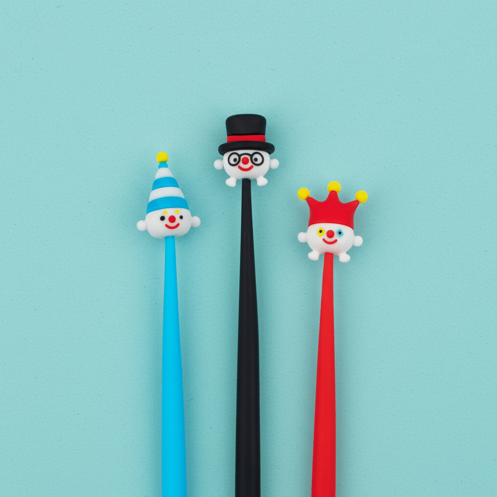 Clown Wiggle Gel Pen - bubblegum market