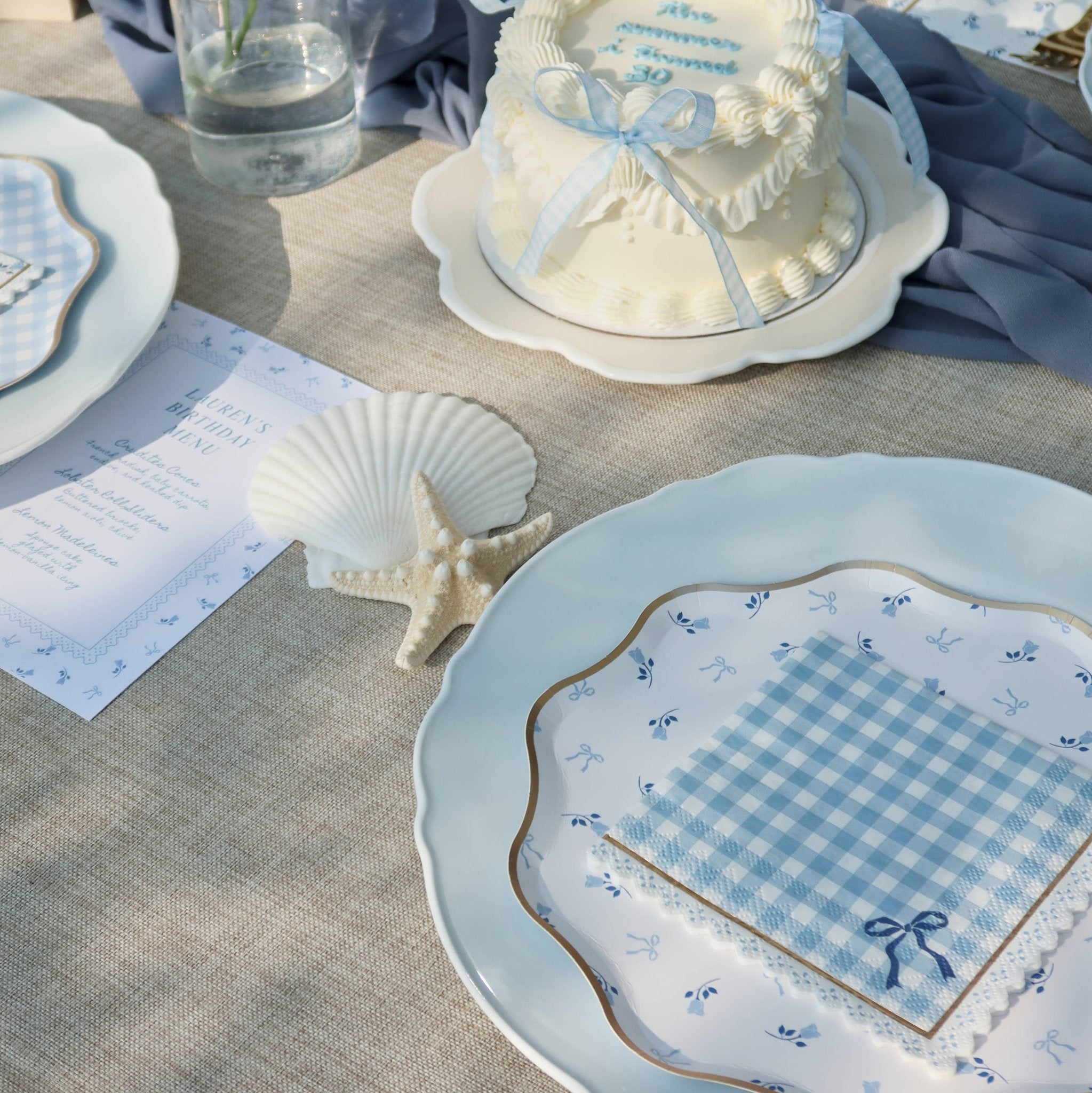 Coastal Pretty Cocktail Napkins - bubblegum market