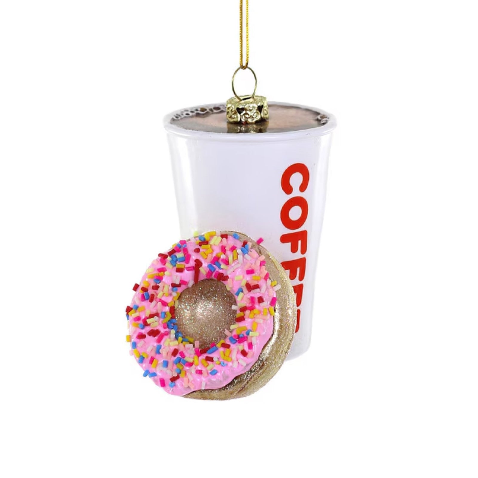 Coffee n' Donuts Ornament 3" - bubblegum market