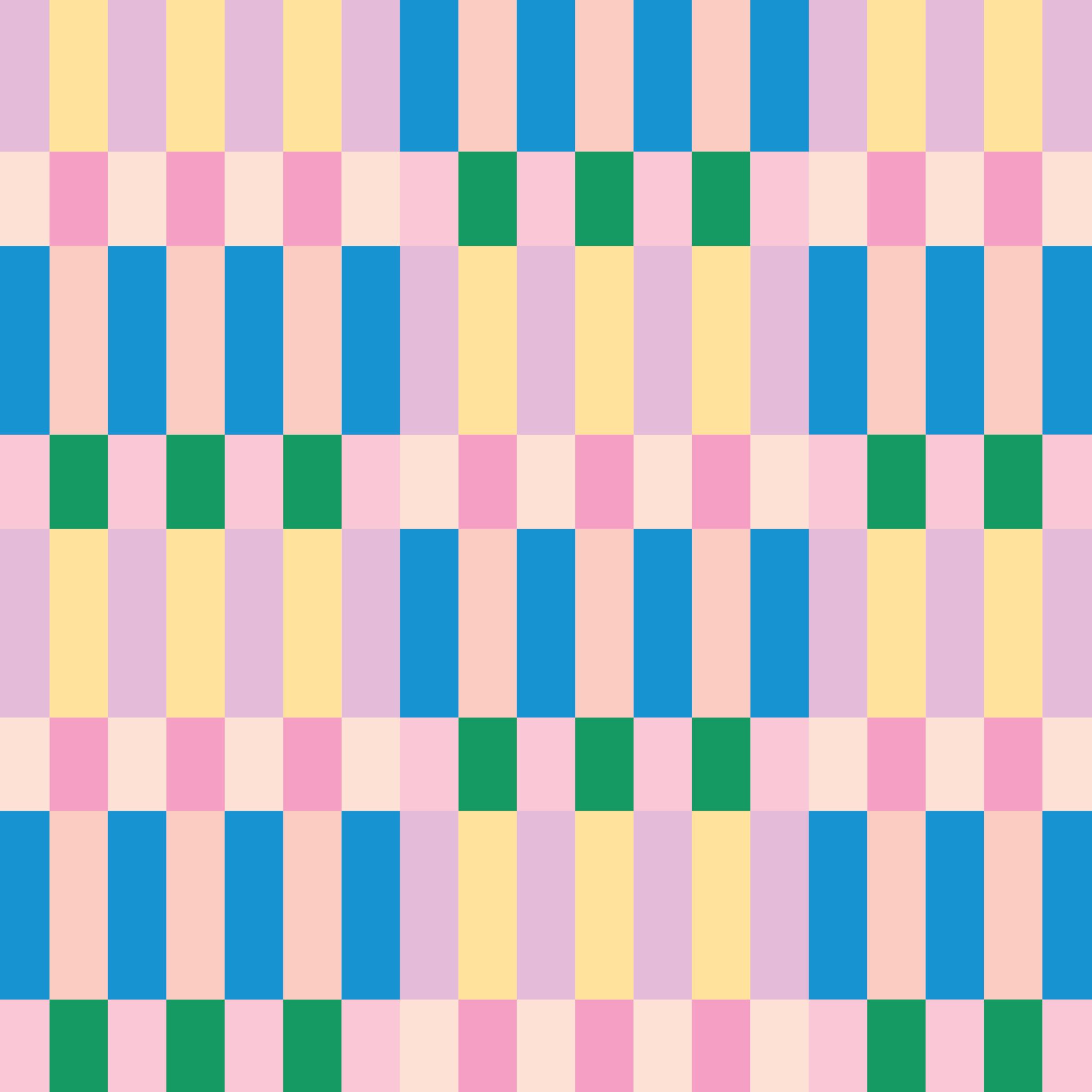 Color Blocked Stripe Wrapping Paper Sheets (Roll of 3) - bubblegum market