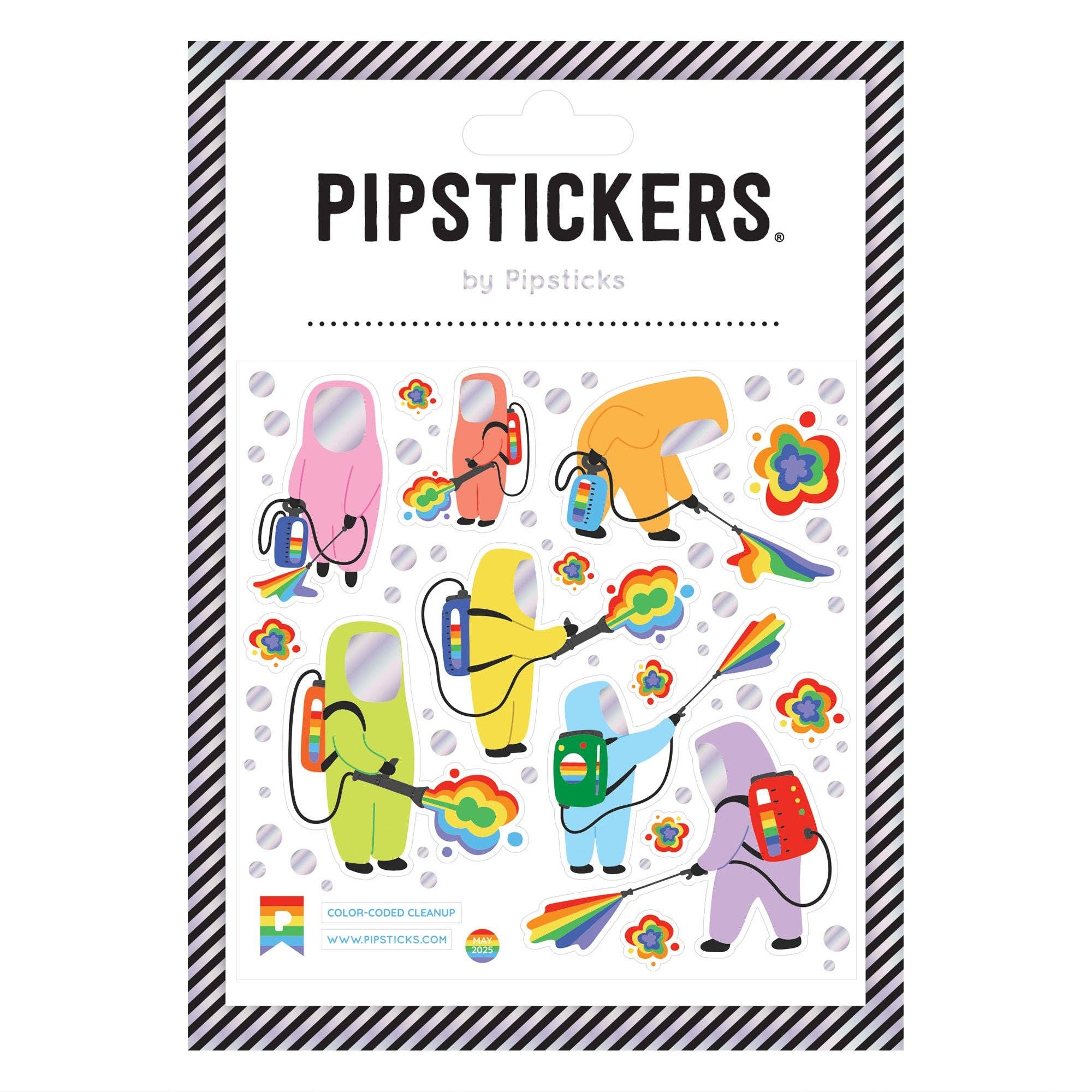Color - Coded Cleanup Stickers - bubblegum market