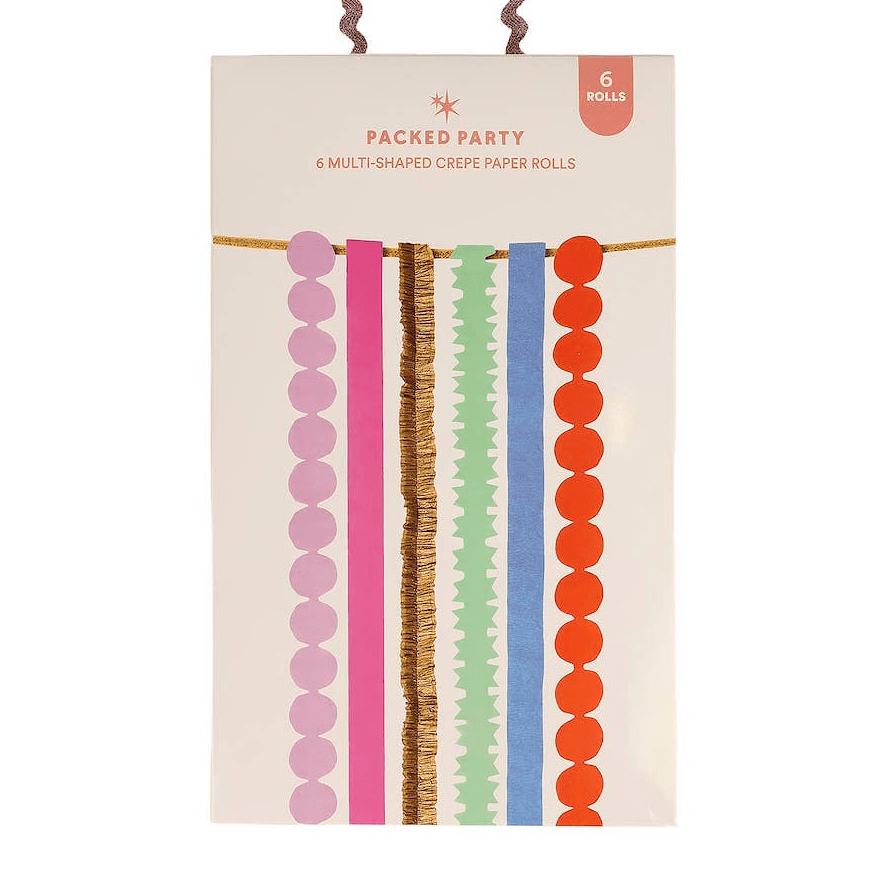 Color Lovers Multicolored Party Streamer Set - bubblegum market