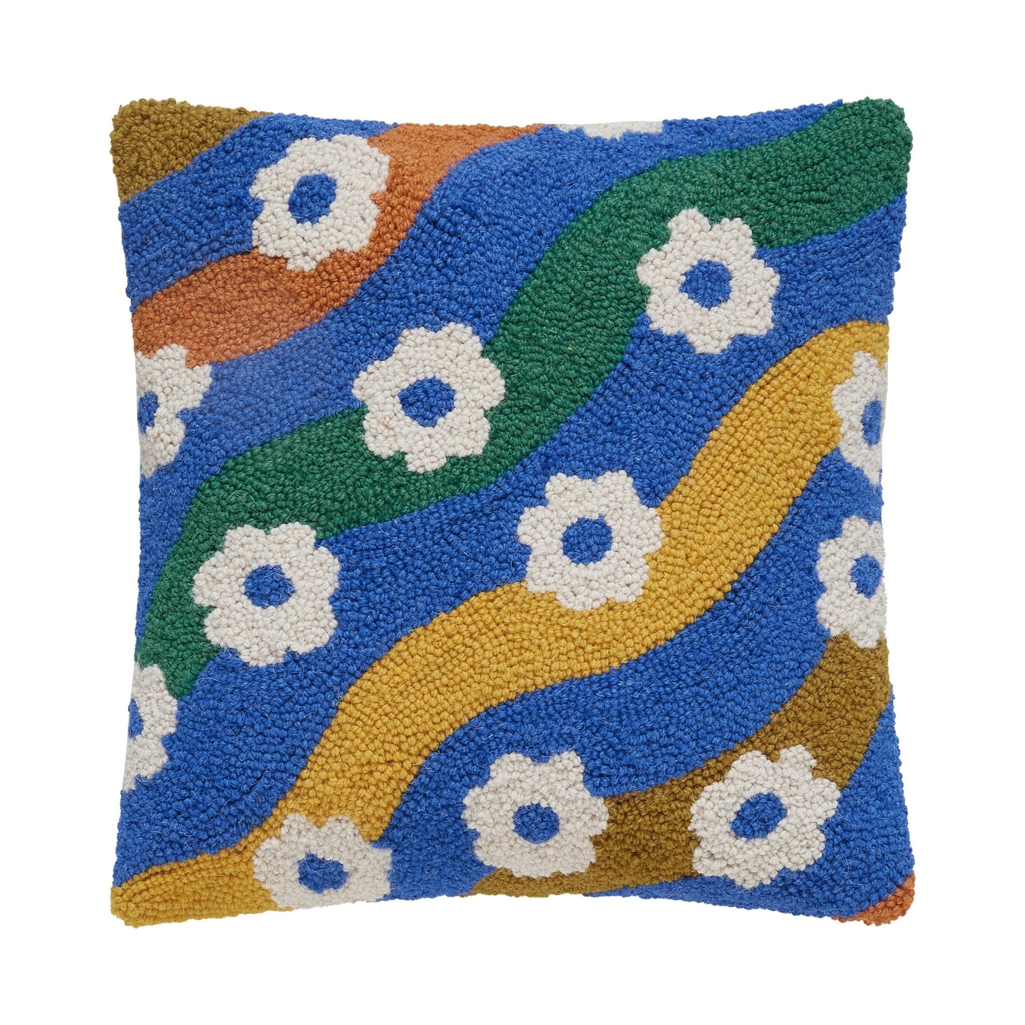 Colorful Daisies Hook Pillow - bubblegum market