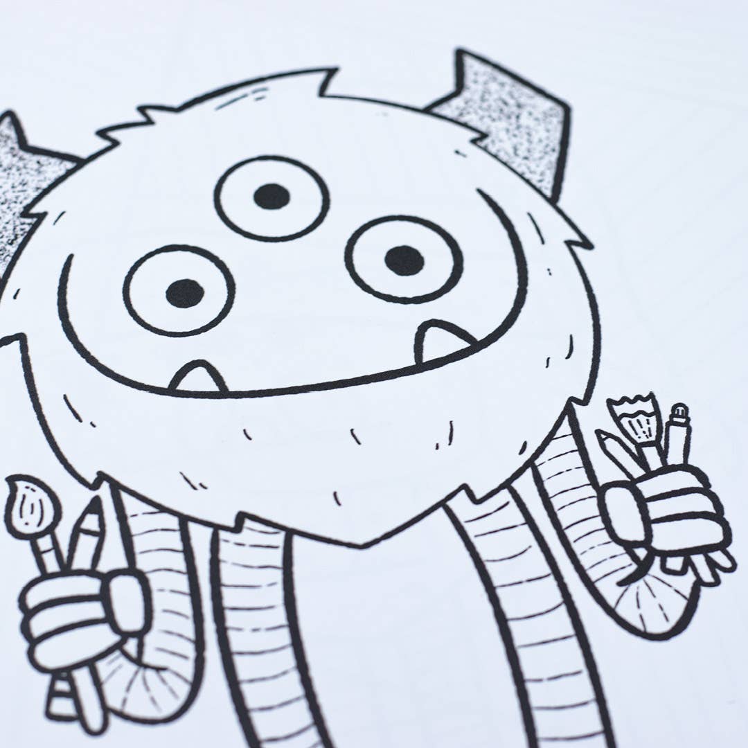 Coloring Book of Fun Doodles - bubblegum market