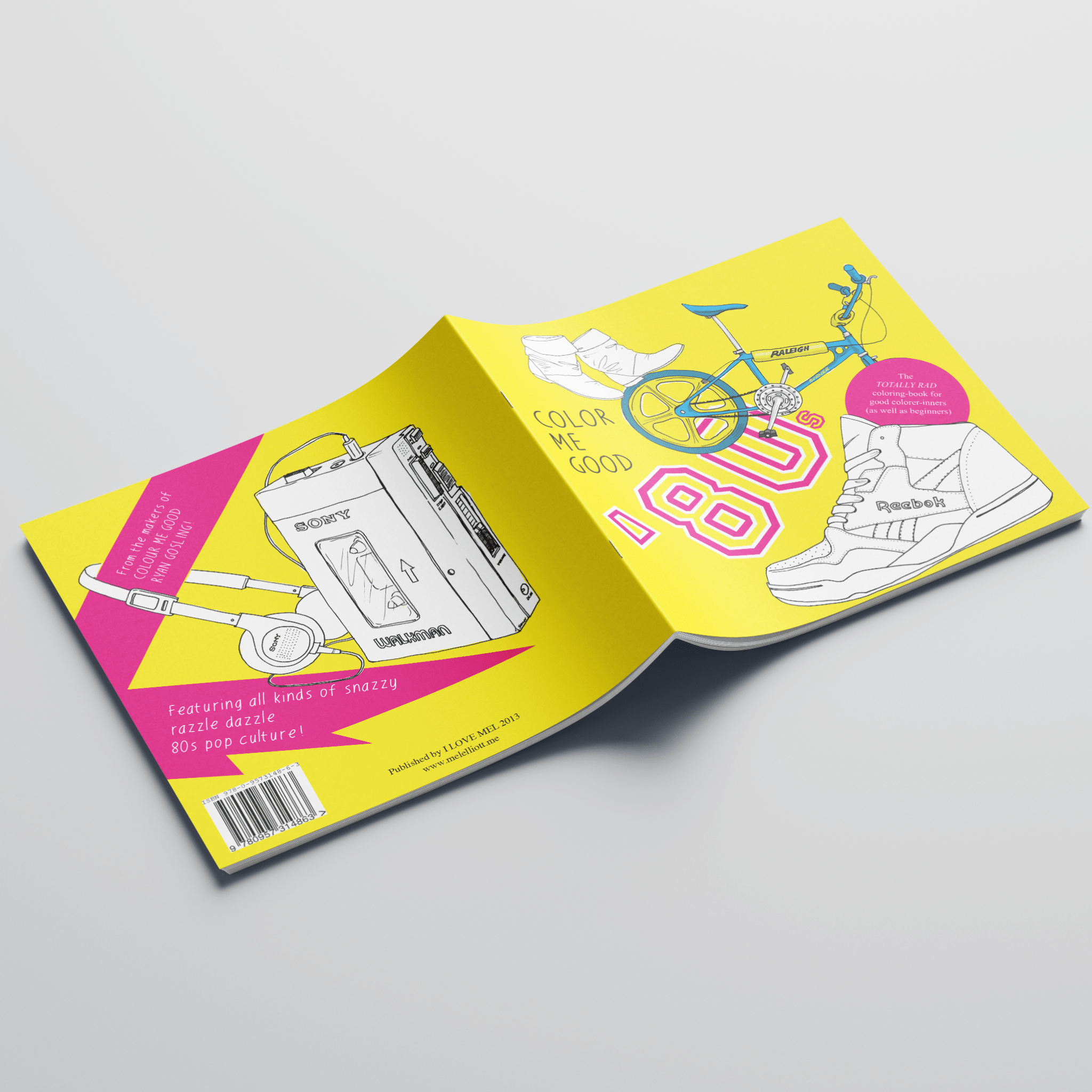 Colour Me Good '80s Coloring Book - bubblegum market