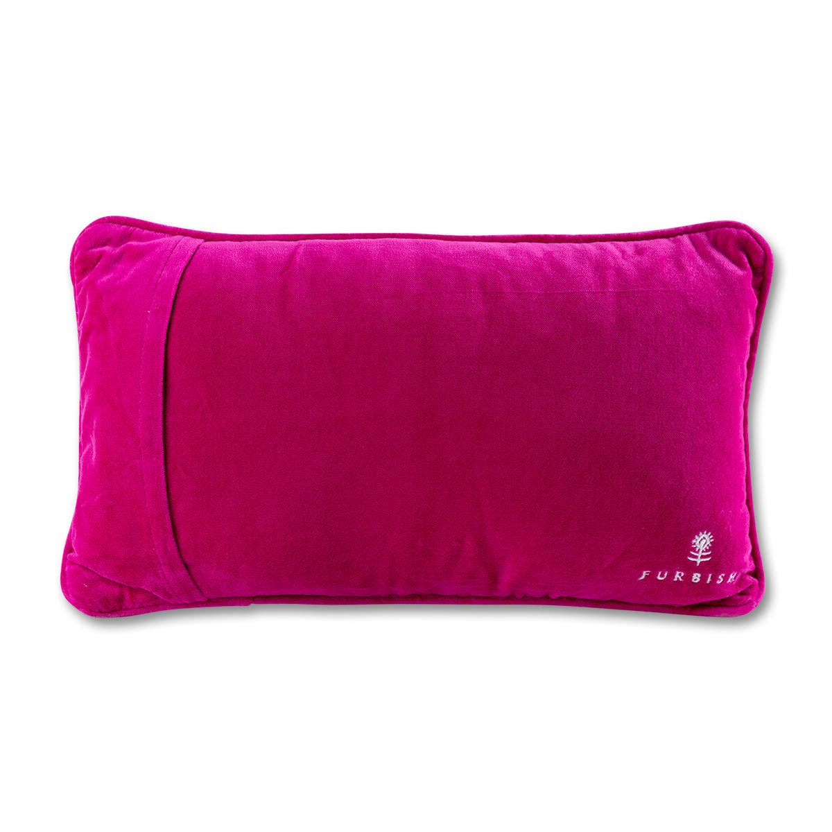 COME SIT BY ME Needlepoint Pillow - bubblegum market