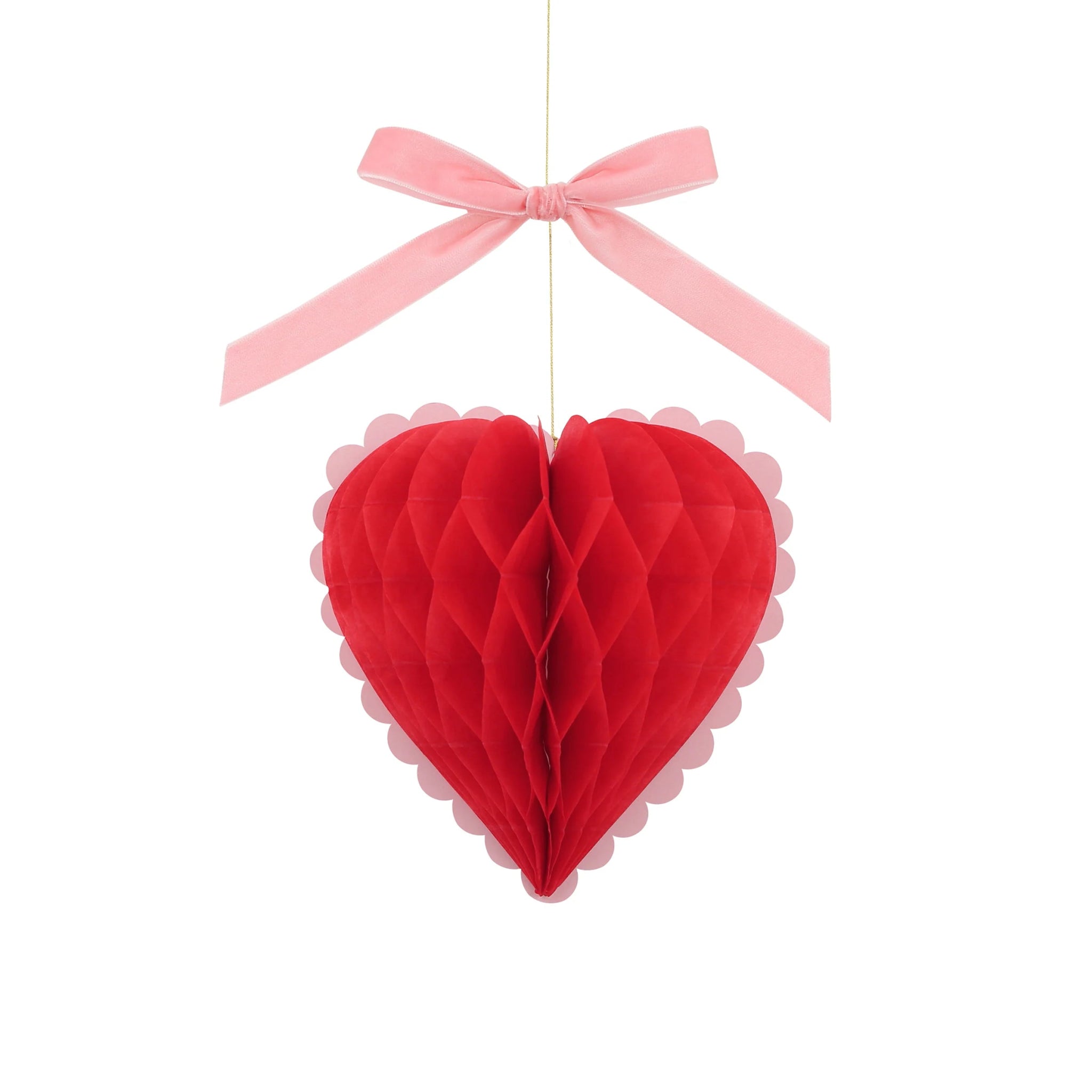 COMING SOON: Meri Meri Party Honeycomb Heart Decorations (Set of 8) - bubblegum market