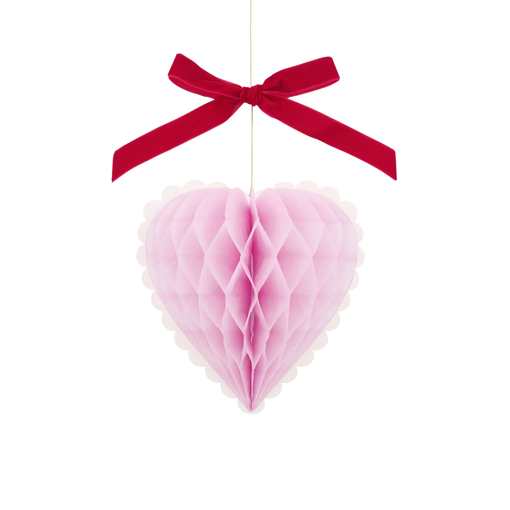 COMING SOON: Meri Meri Party Honeycomb Heart Decorations (Set of 8) - bubblegum market