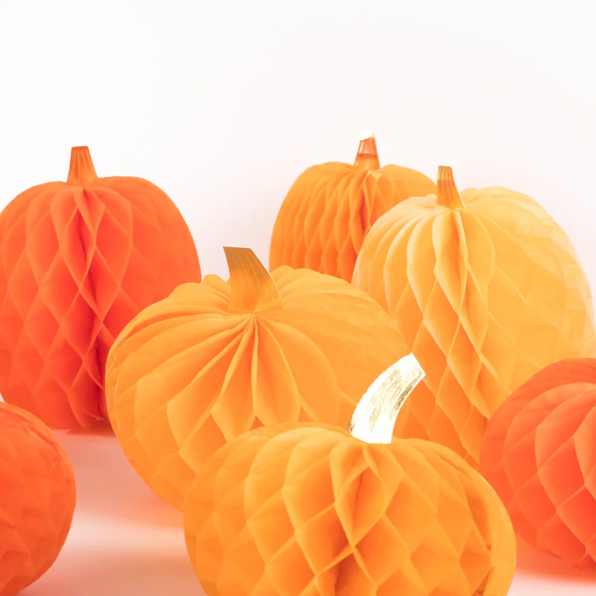 COMING SOON: Meri Meri Party Honeycomb Pumpkins - bubblegum market