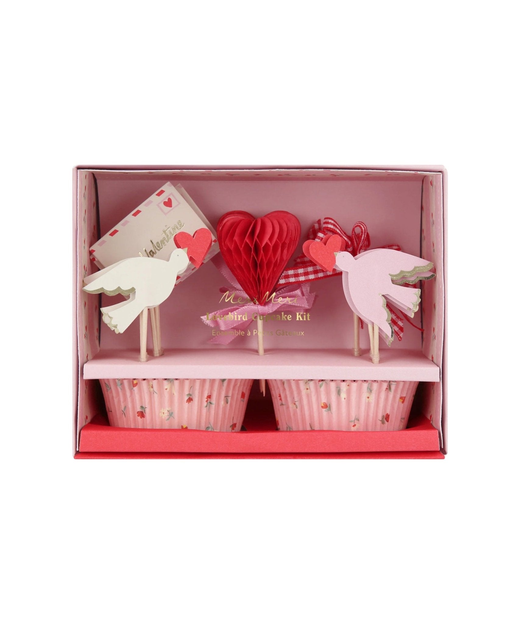 COMING SOON: Meri Meri Party Lovebird Cupcake Kit - bubblegum market