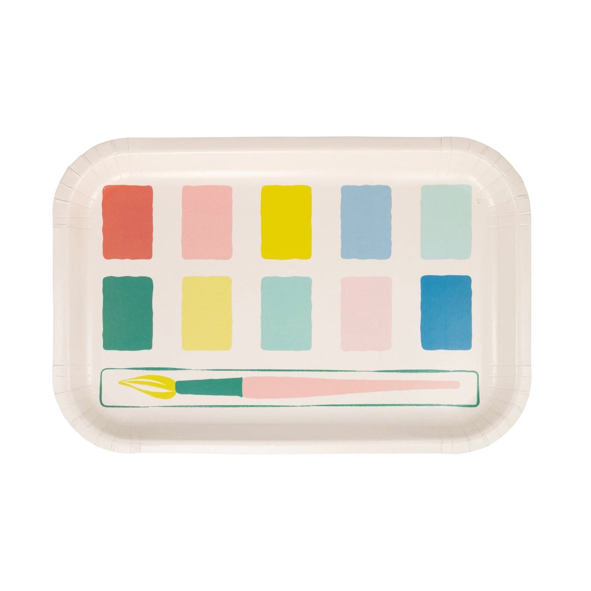 COMING SOON: Paint Palette Paper Plates 9" - bubblegum market