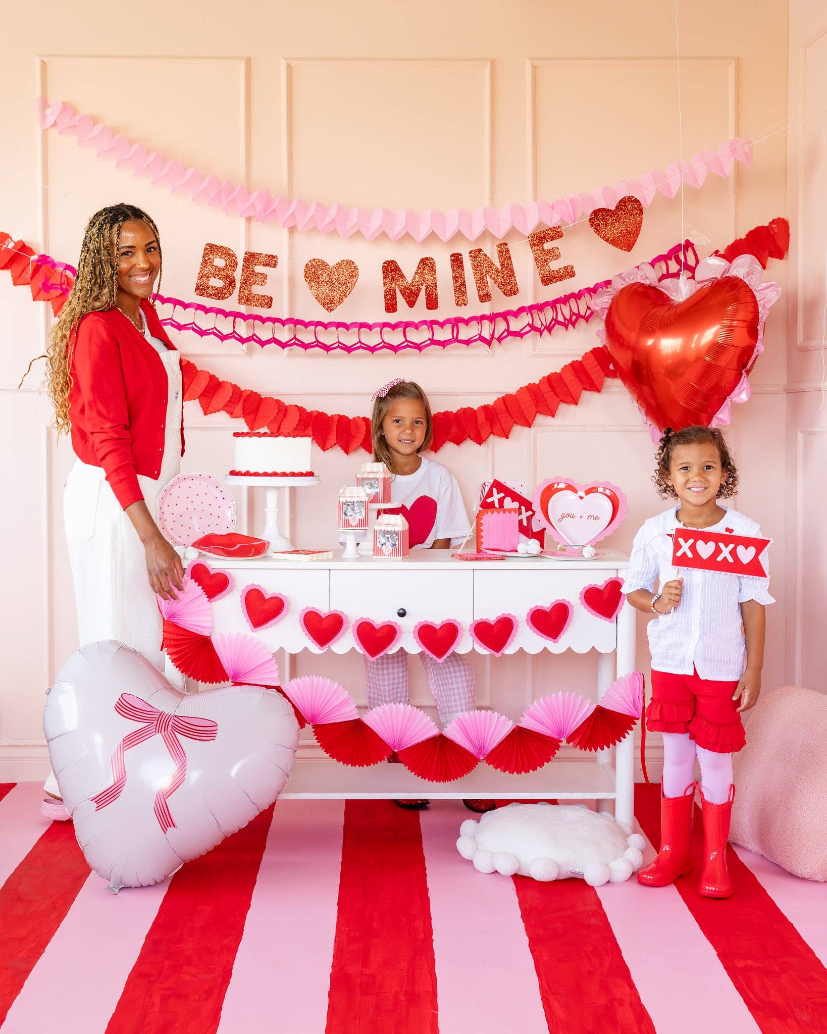 COMING SOON: Tied Bow Heart Balloon 22" - bubblegum market