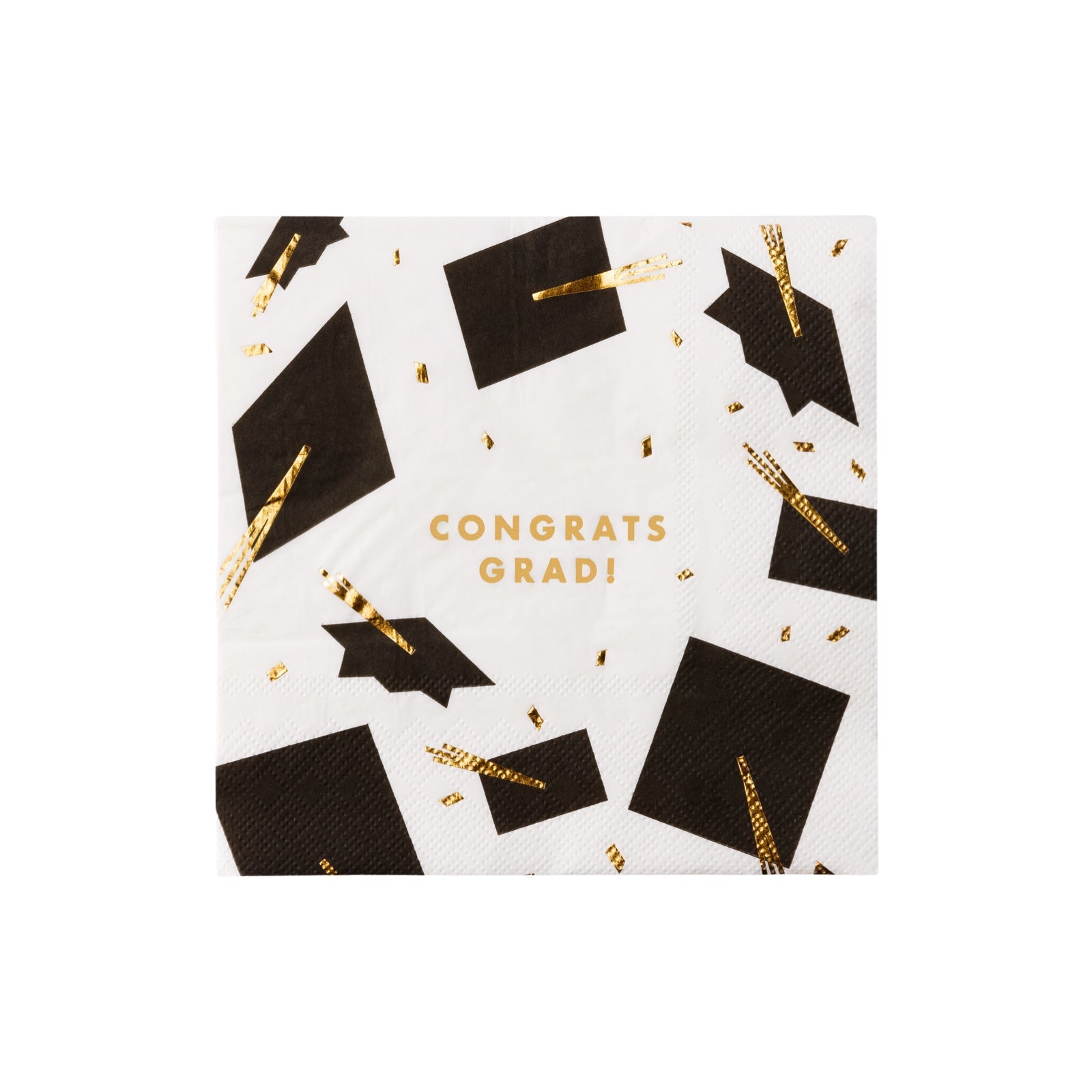 CONGRATS GRAD Tassel Lunch Napkins - bubblegum market