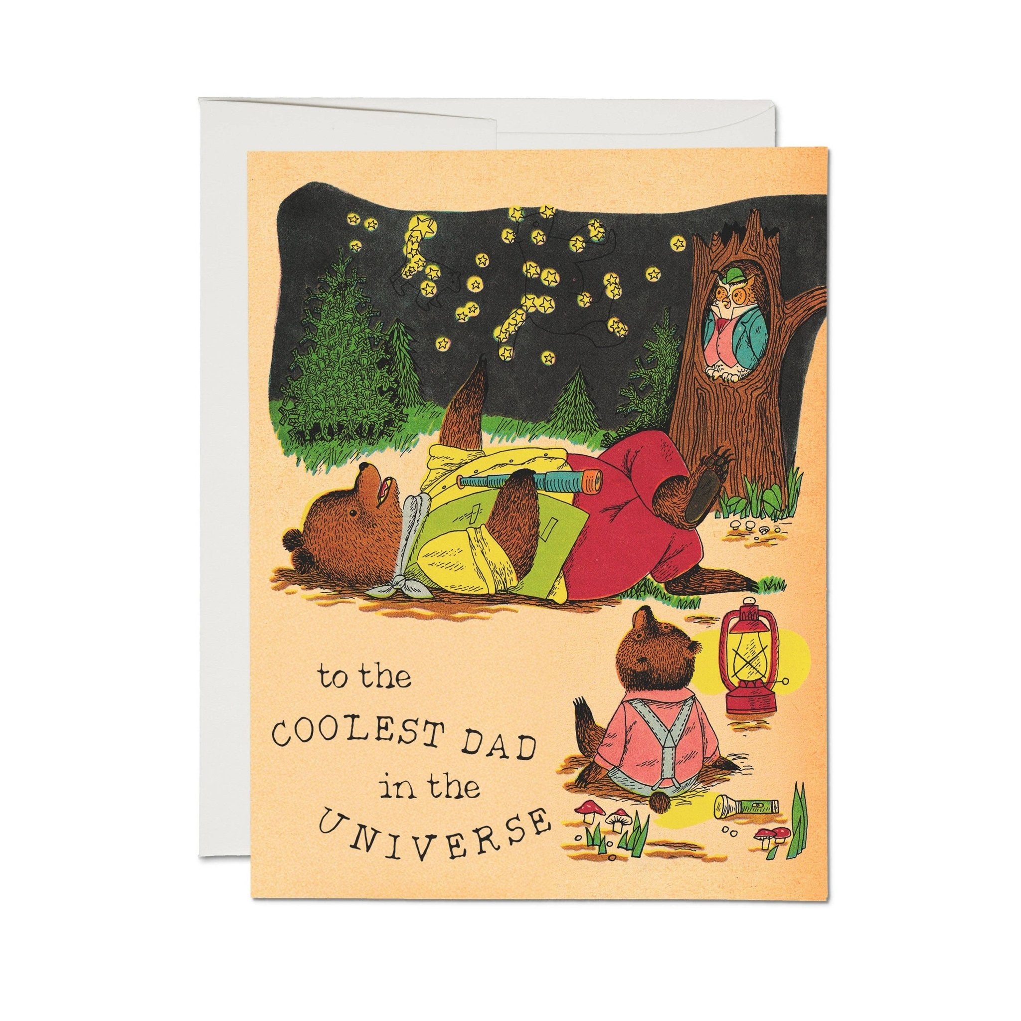 Coolest Dad Greeting Card - bubblegum market