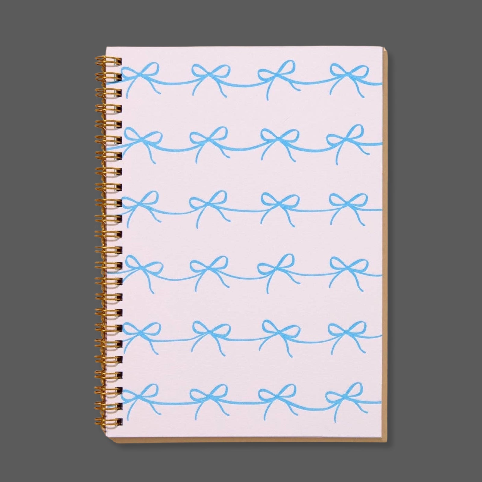 Coquette Bows A5 Letterpress Notebook - bubblegum market