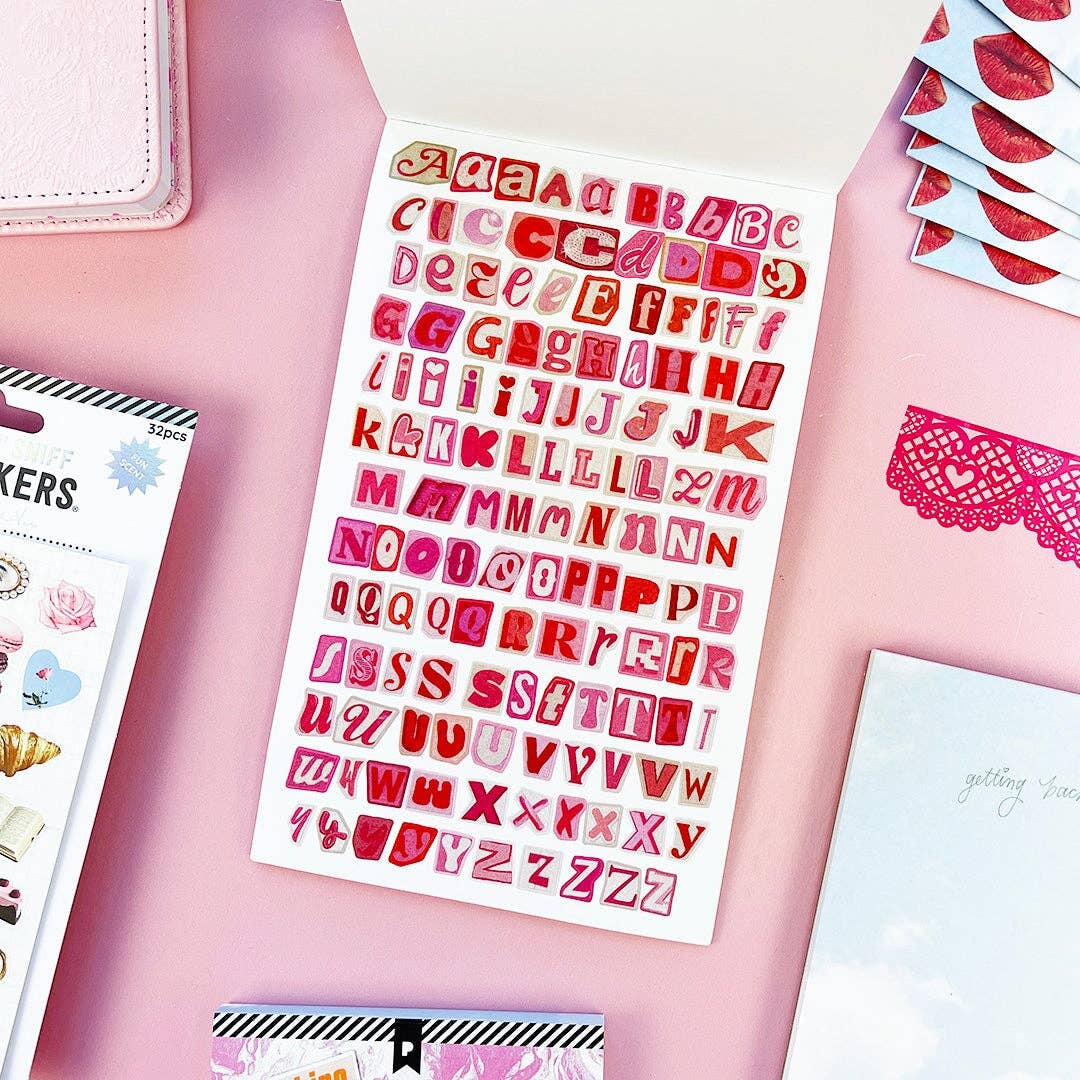 Coquette Junk Journal Sticker Book - bubblegum market