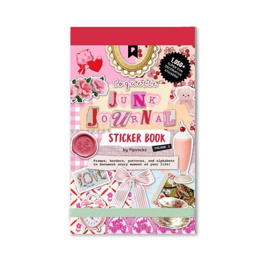 Coquette Junk Journal Sticker Book - bubblegum market