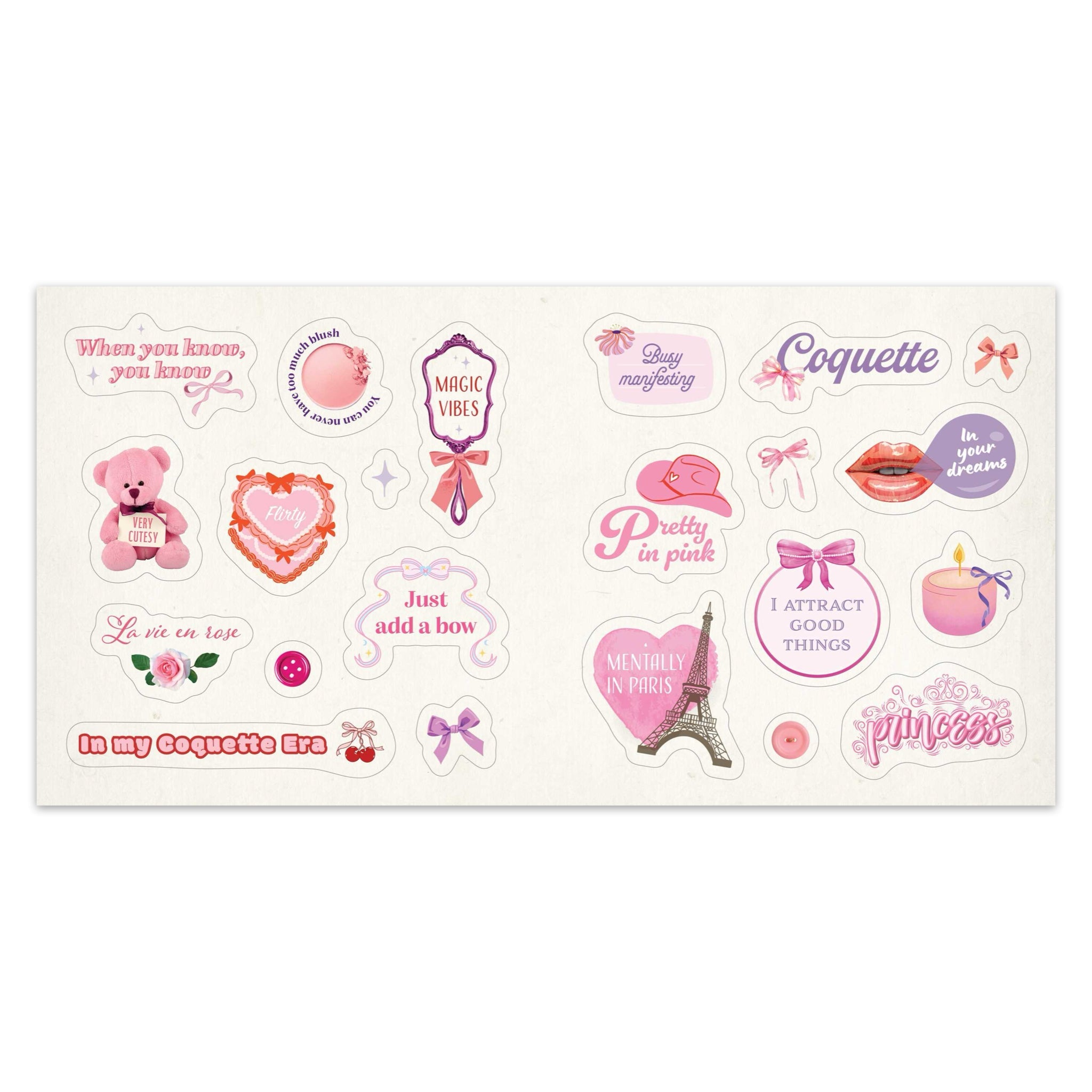 Coquette Stickers - bubblegum market